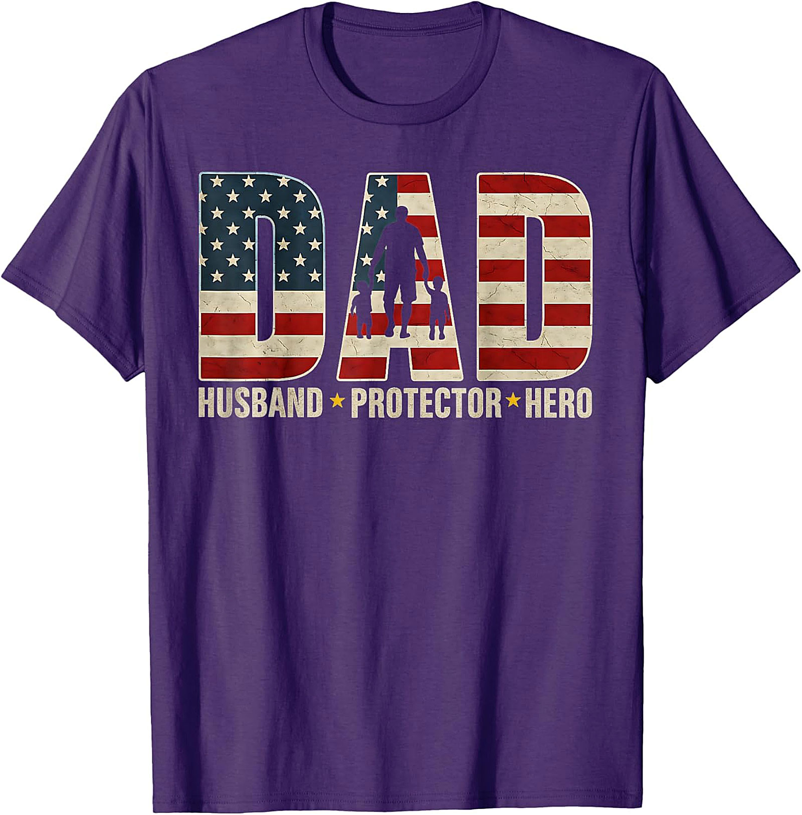 Patriotic Dad T-Shirt | Husband Protector Hero Tee