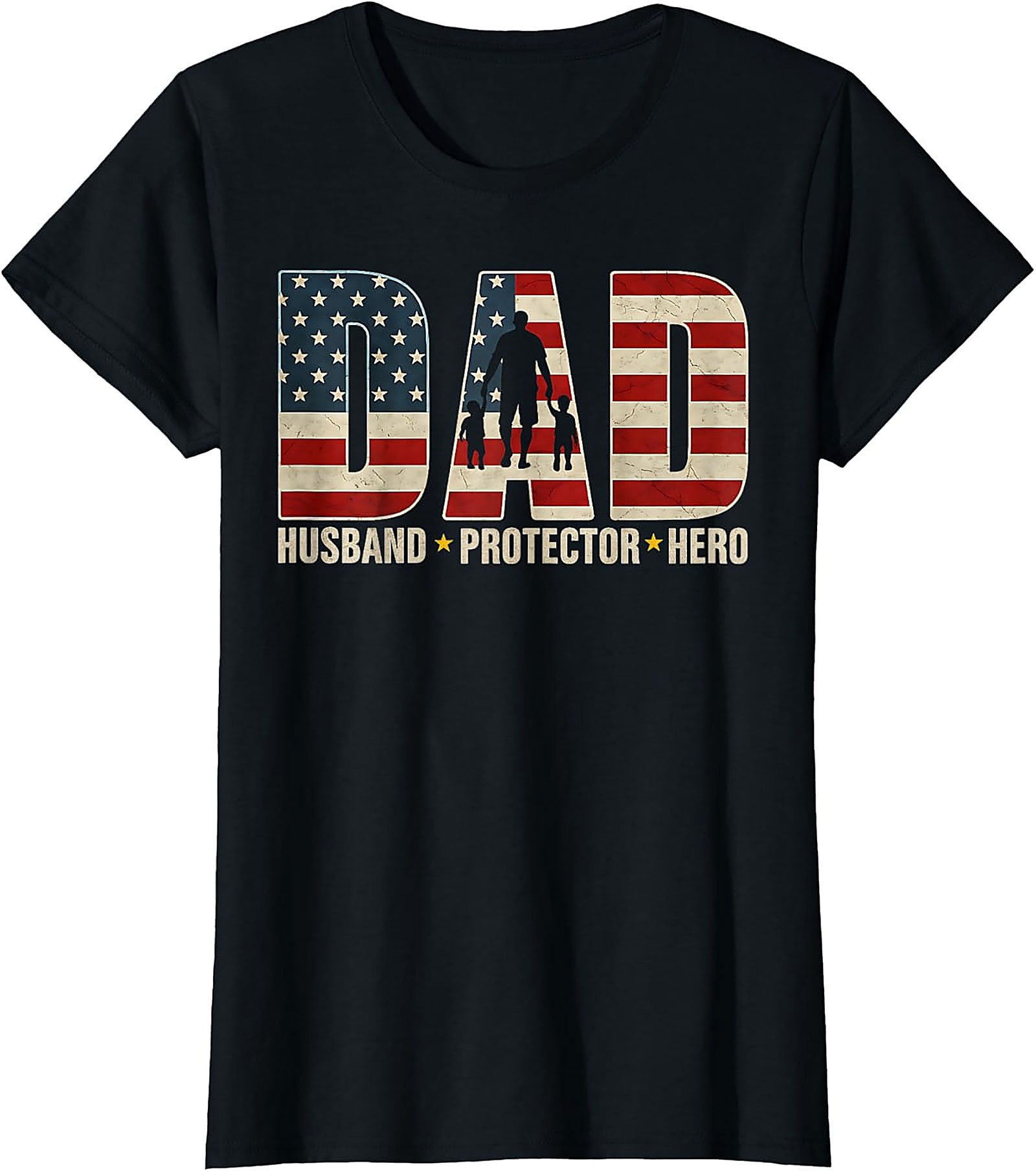 Patriotic Dad T-Shirt | Husband Protector Hero Tee