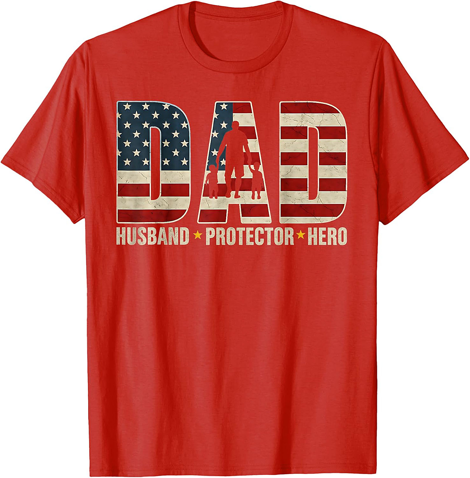 Patriotic Dad T-Shirt | Husband Protector Hero Tee