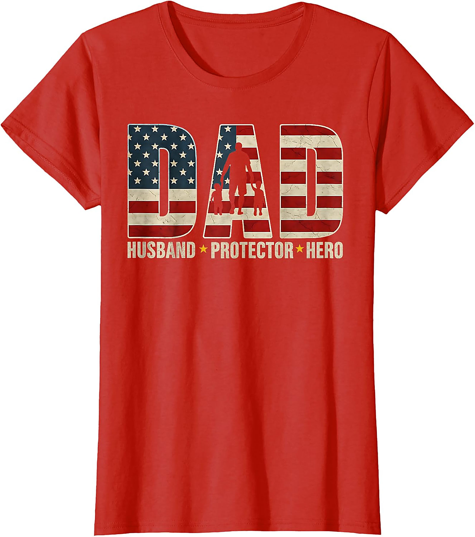 Patriotic Dad T-Shirt | Husband Protector Hero Tee
