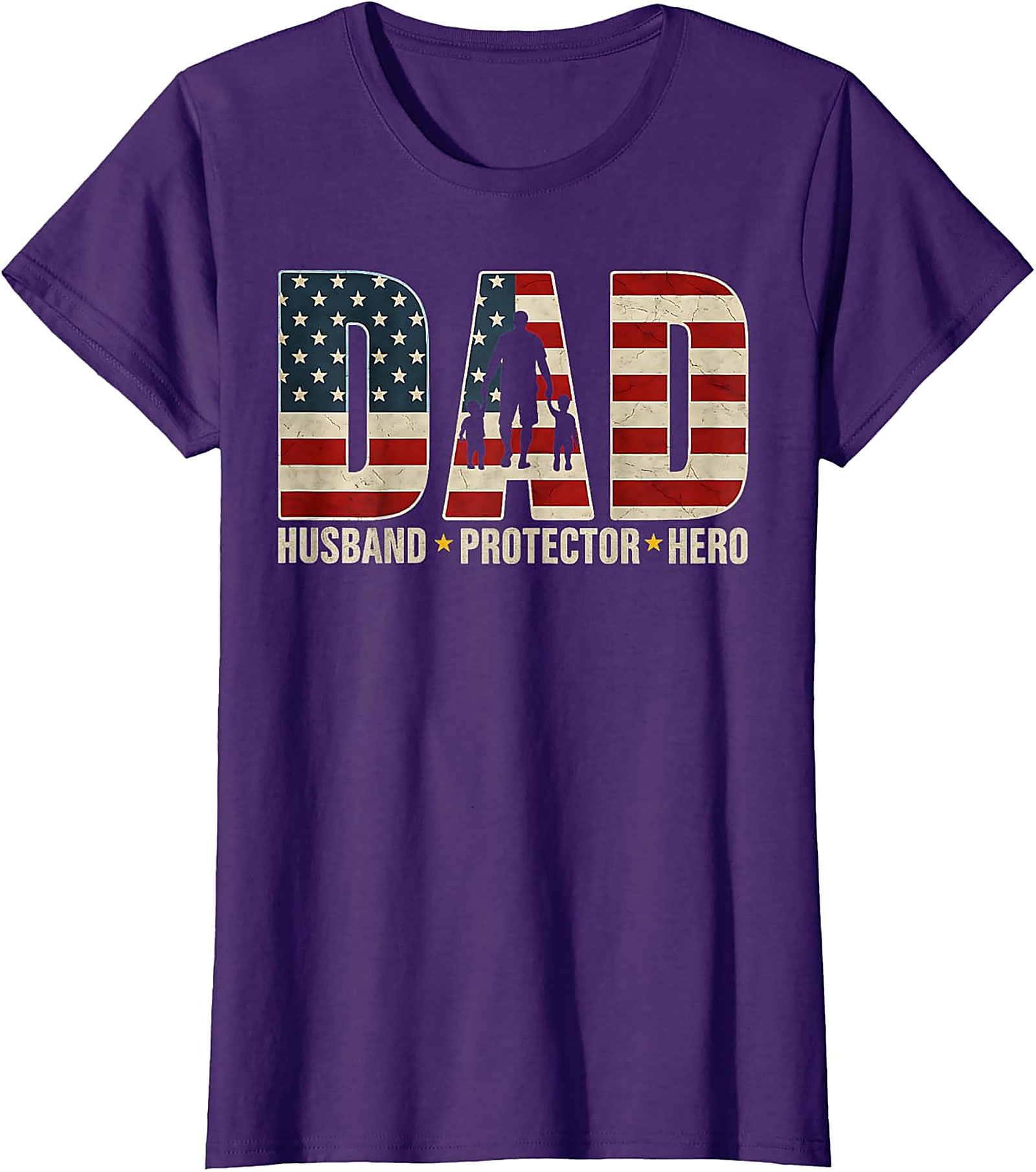 Patriotic Dad T-Shirt | Husband Protector Hero Tee