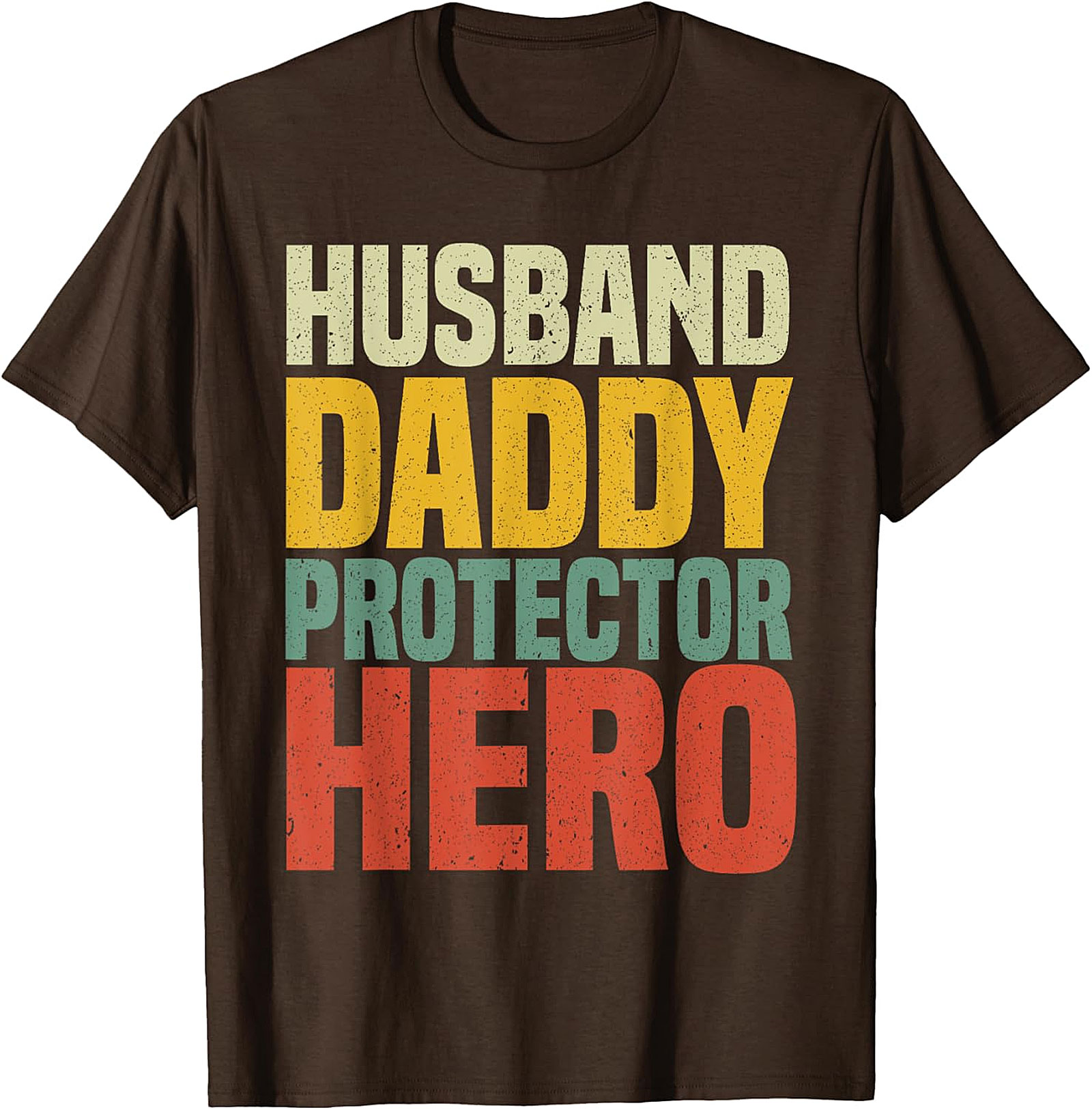 Retro Husband Daddy Protector Hero T-Shirt | Dad Gift