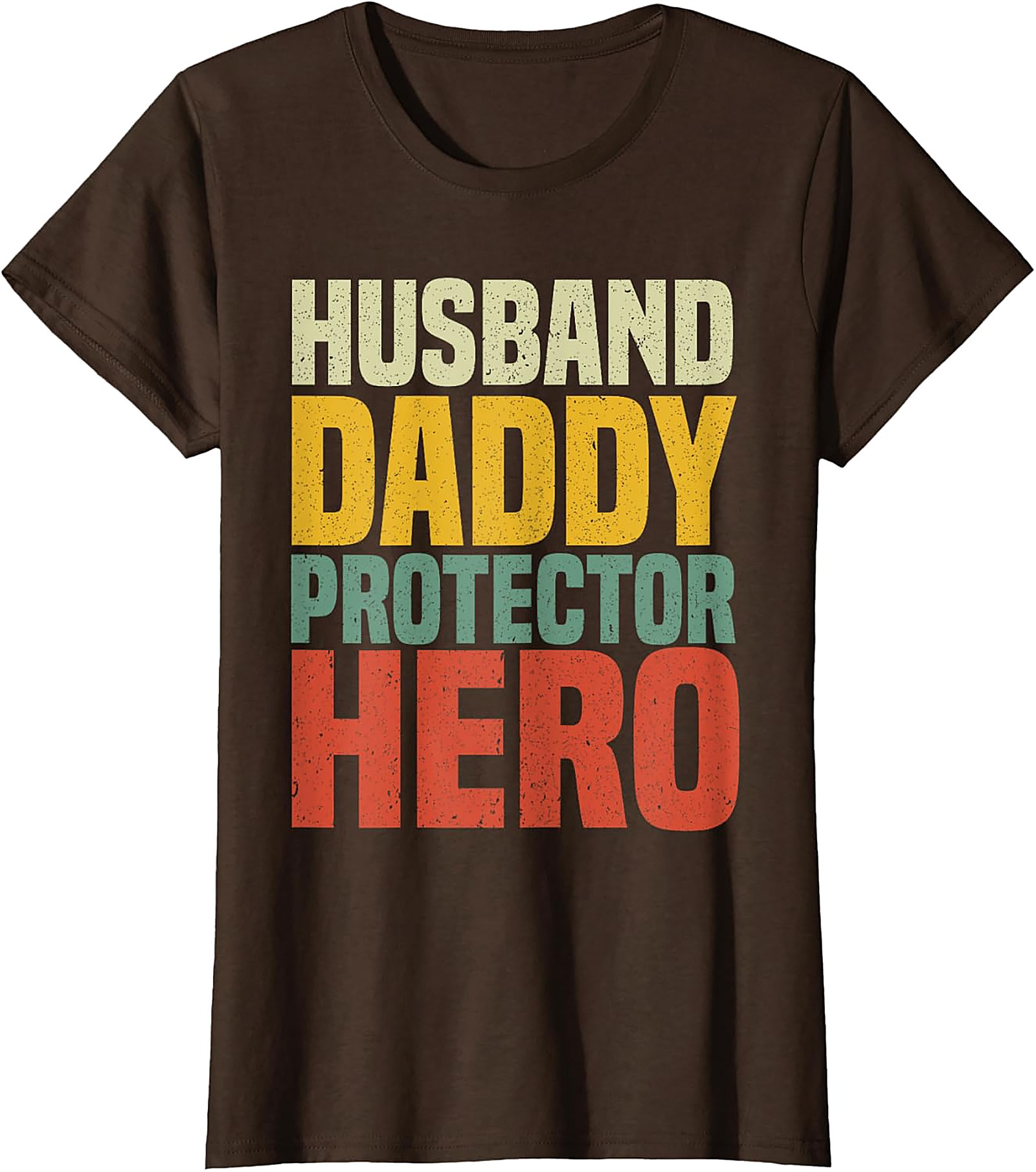 Retro Husband Daddy Protector Hero T-Shirt | Dad Gift
