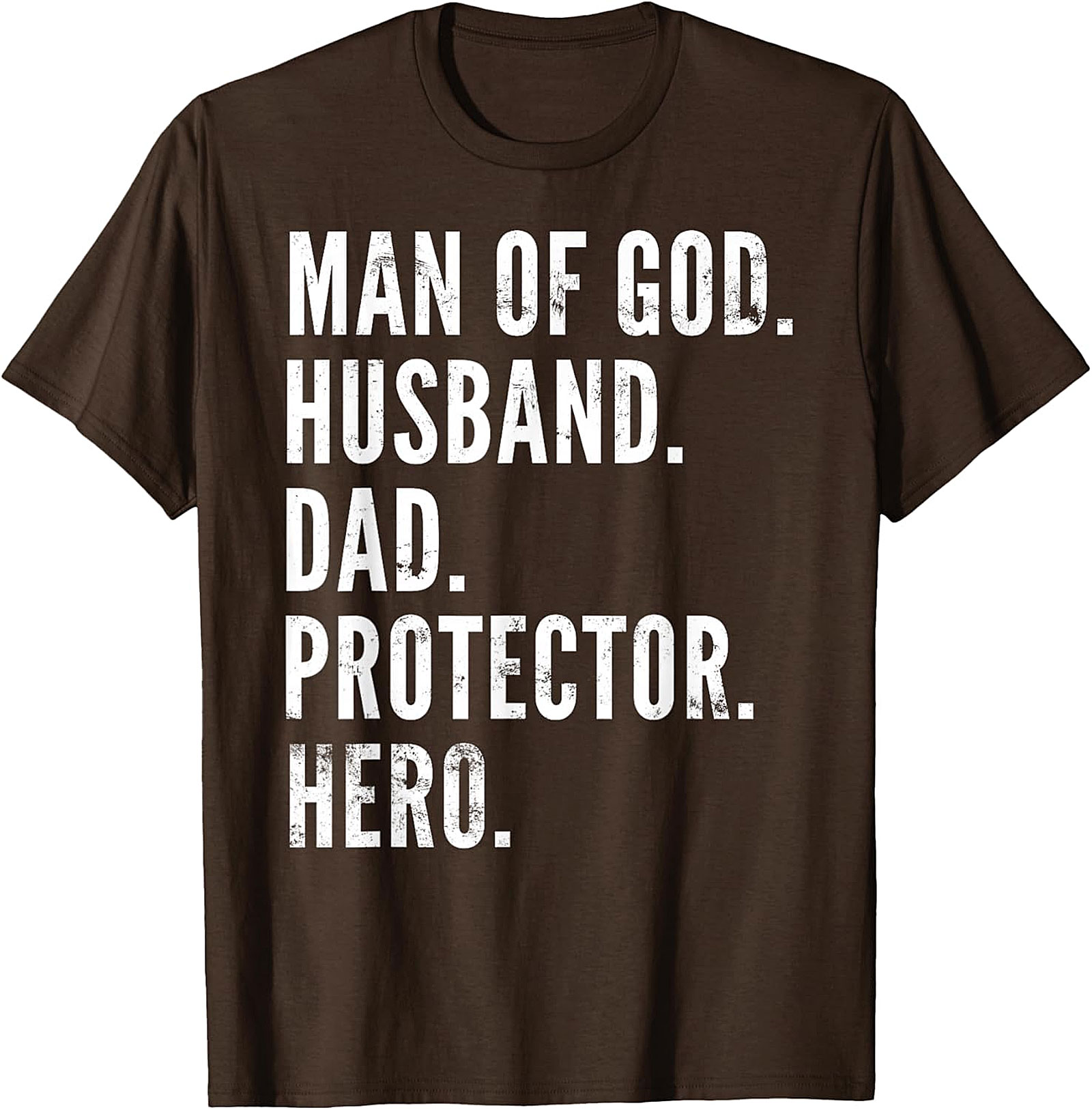 Man of God Husband Dad T-Shirt | Christian Dad Tee
