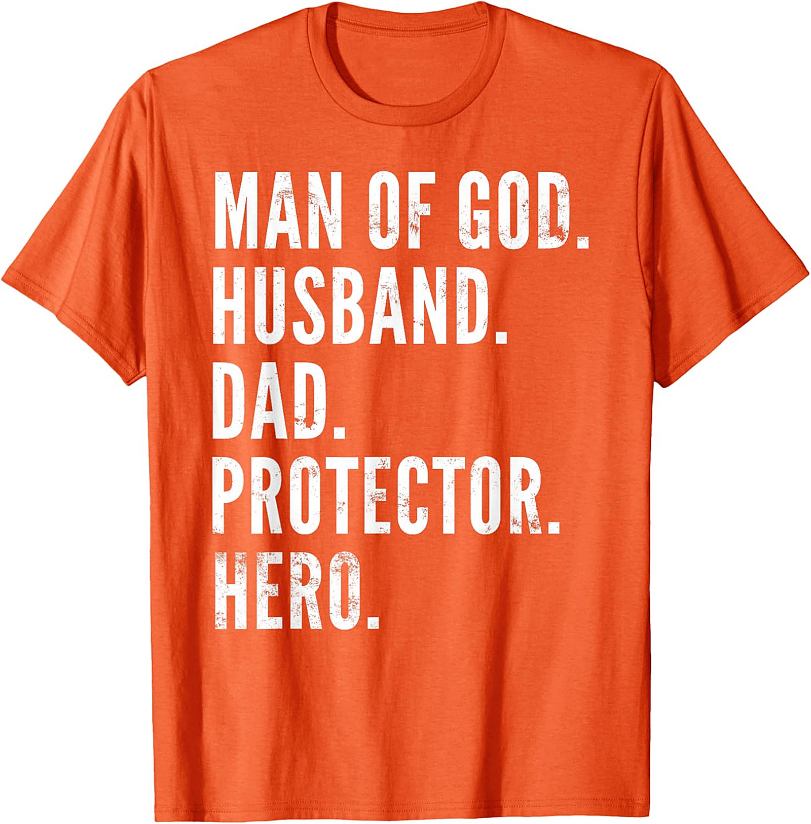 Man of God Husband Dad T-Shirt | Christian Dad Tee