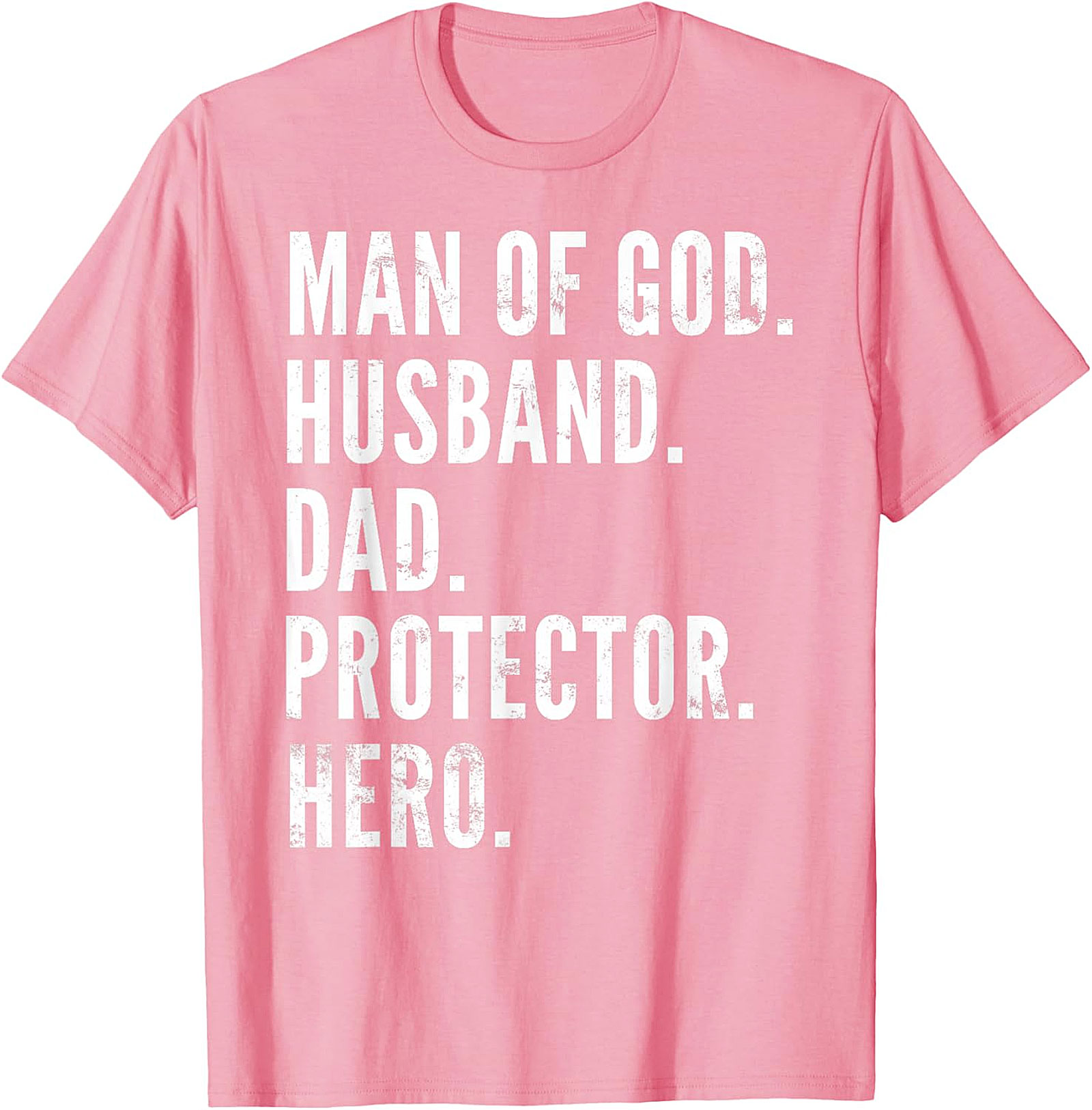 Man of God Husband Dad T-Shirt | Christian Dad Tee