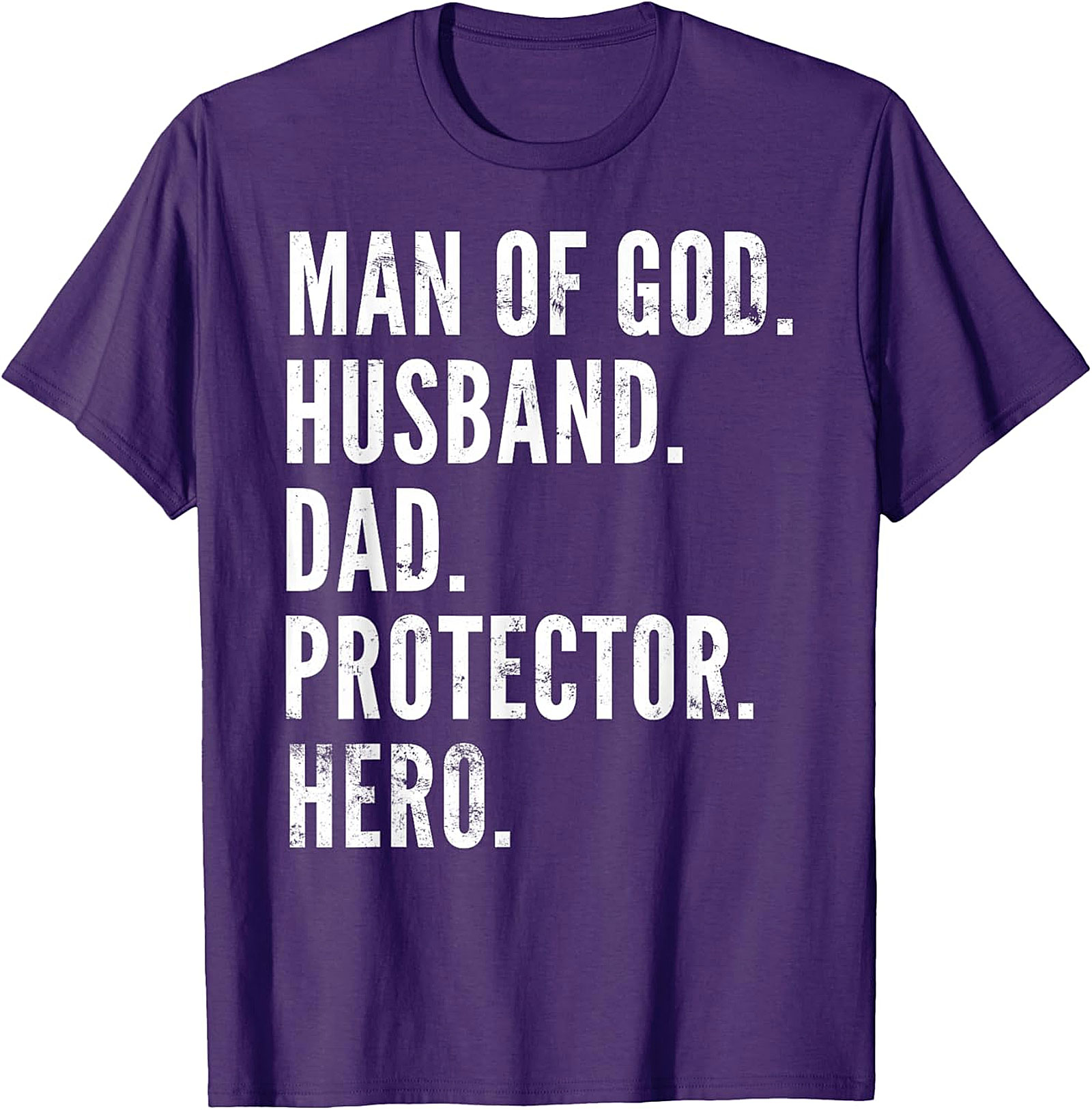 Man of God Husband Dad T-Shirt | Christian Dad Tee
