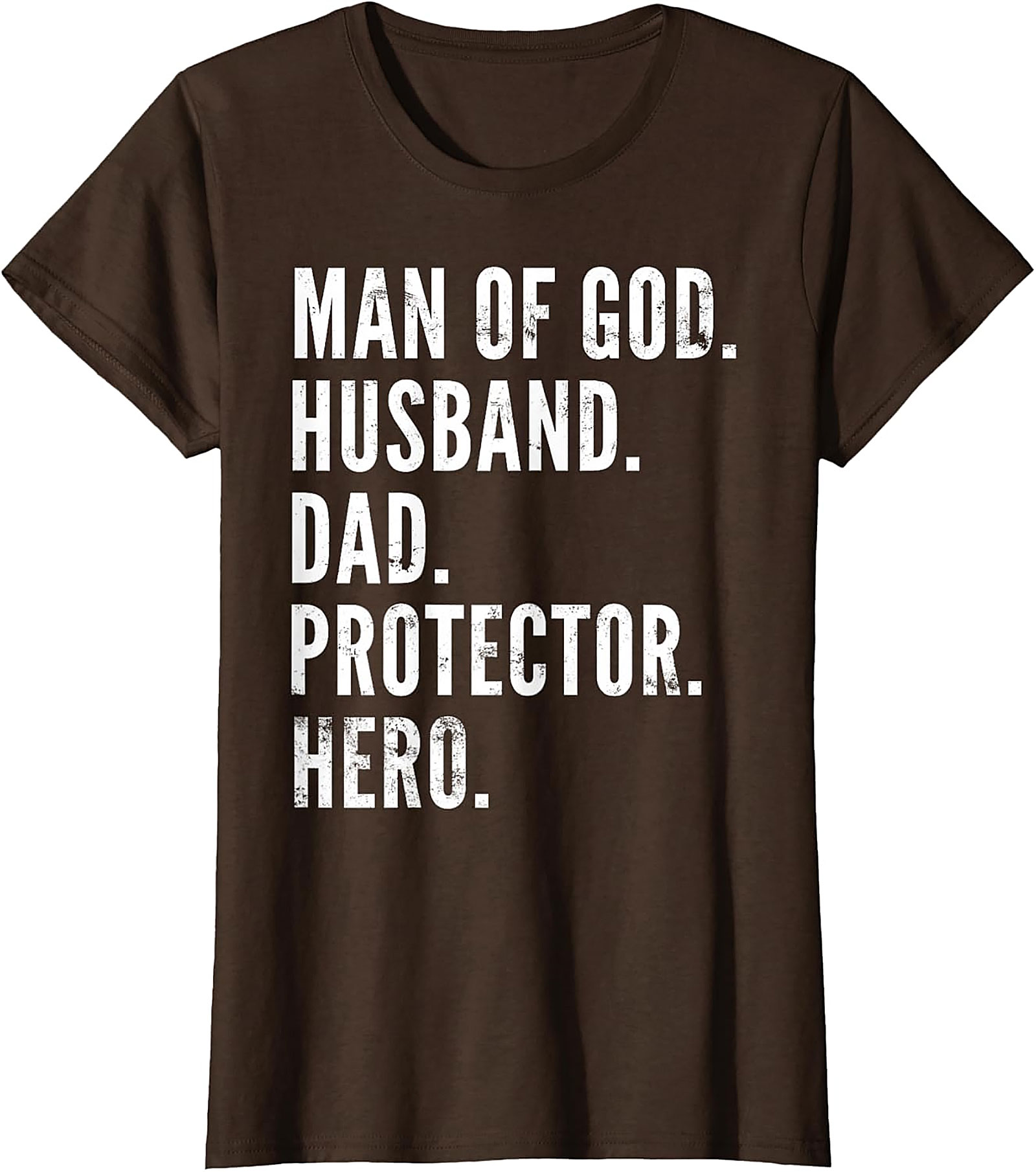 Man of God Husband Dad T-Shirt | Christian Dad Tee
