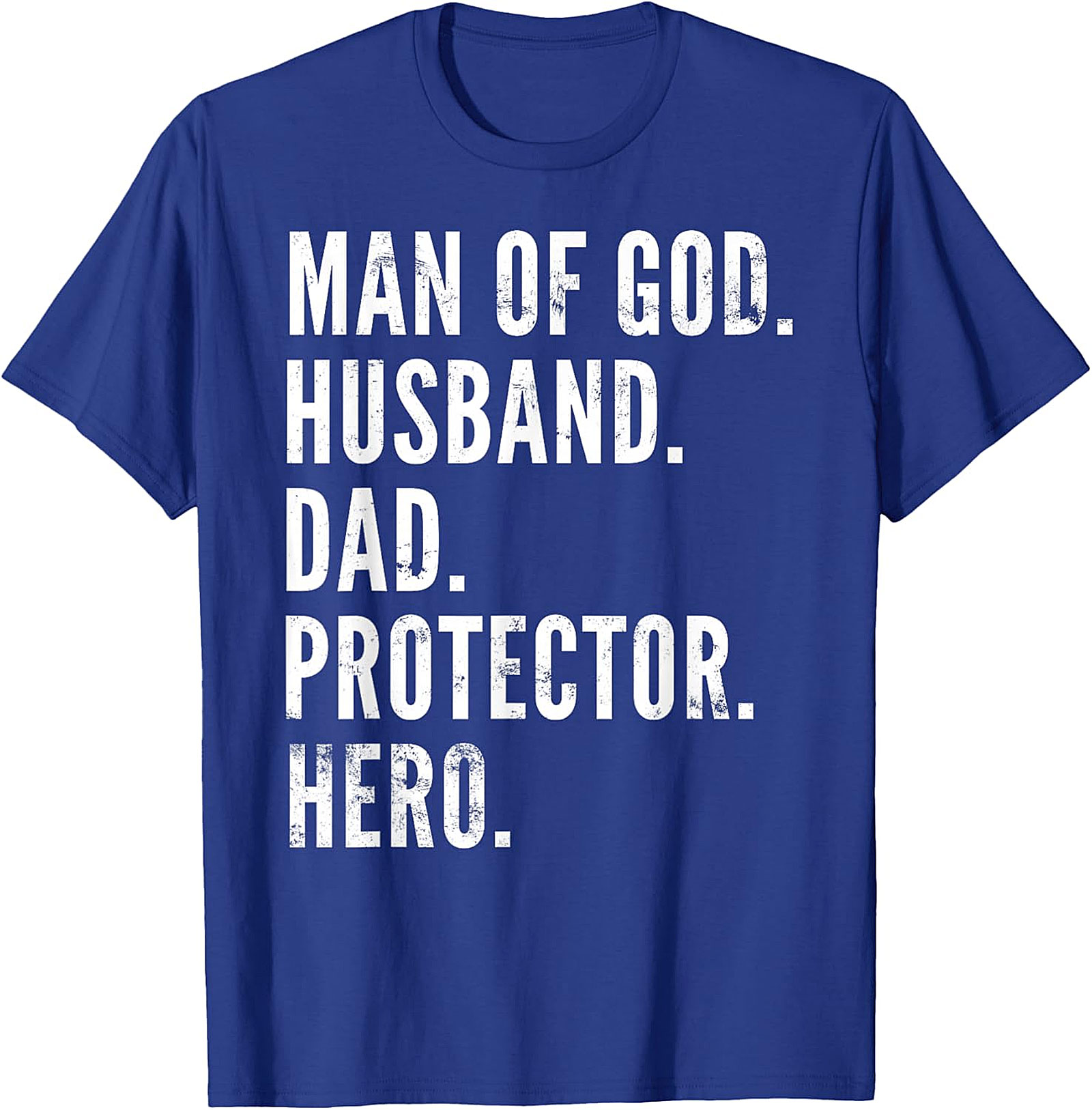Man of God Husband Dad T-Shirt | Christian Dad Tee