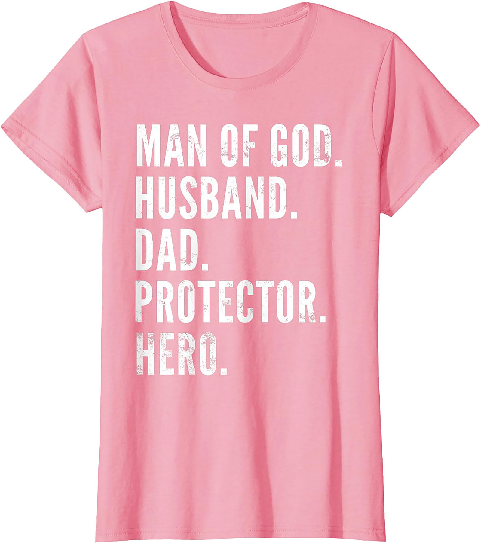 Man of God Husband Dad T-Shirt | Christian Dad Tee