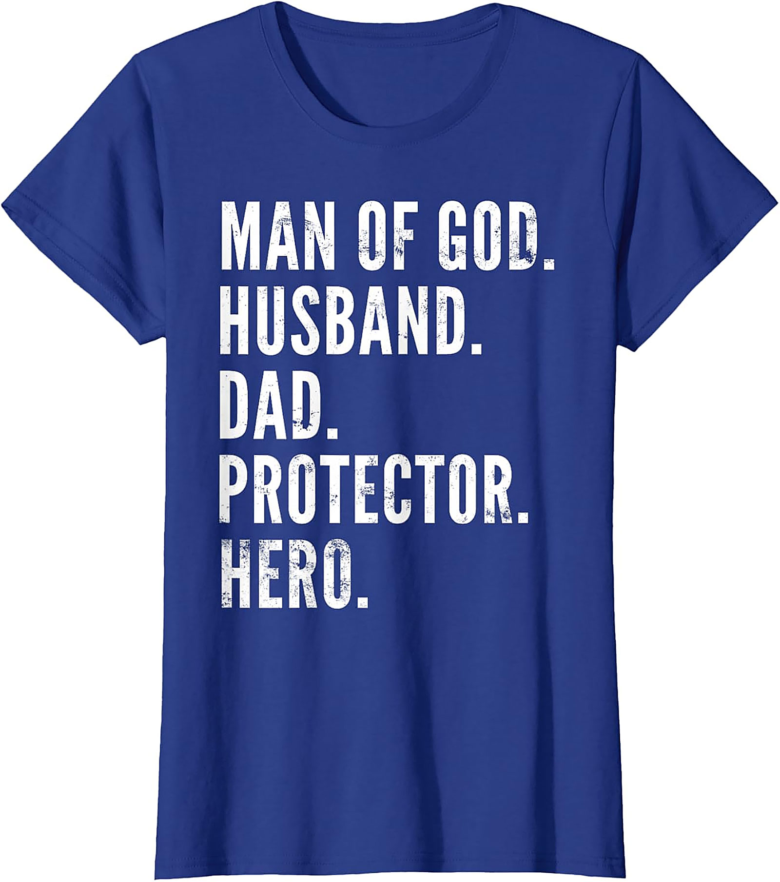 Man of God Husband Dad T-Shirt | Christian Dad Tee