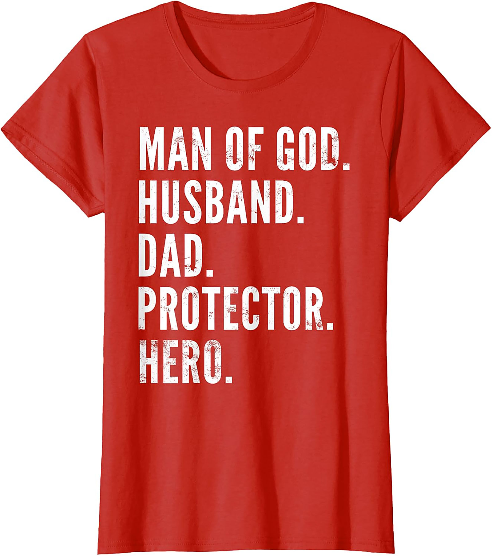 Man of God Husband Dad T-Shirt | Christian Dad Tee