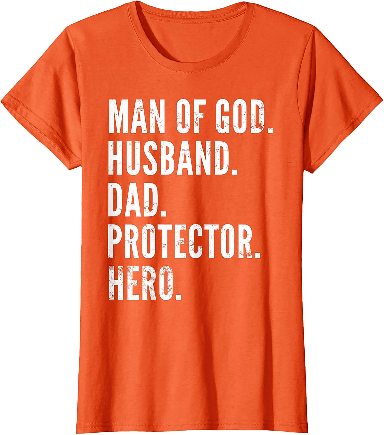 Man of God Husband Dad T-Shirt | Christian Dad Tee