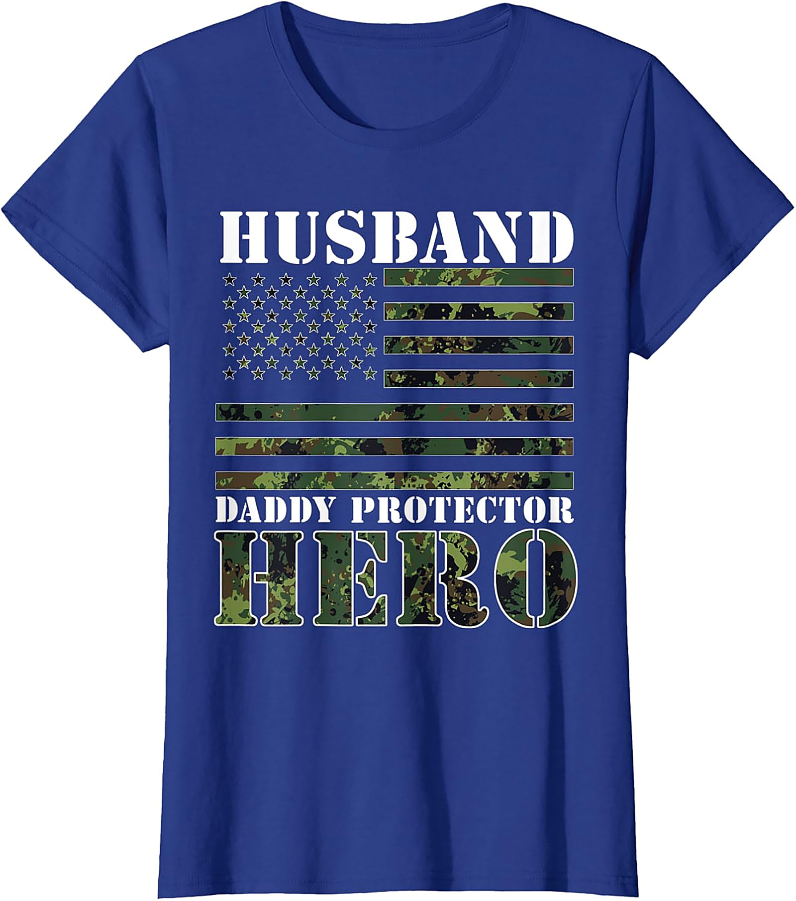 Husband Daddy Protector Hero T-Shirt | Patriotic Dad Tee