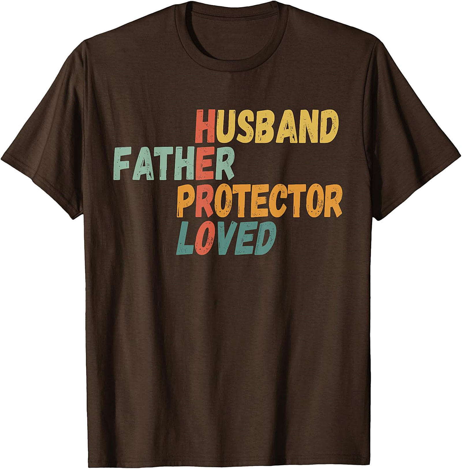 Husband Father Protector Loved HERO T-Shirt - Gift for Dad