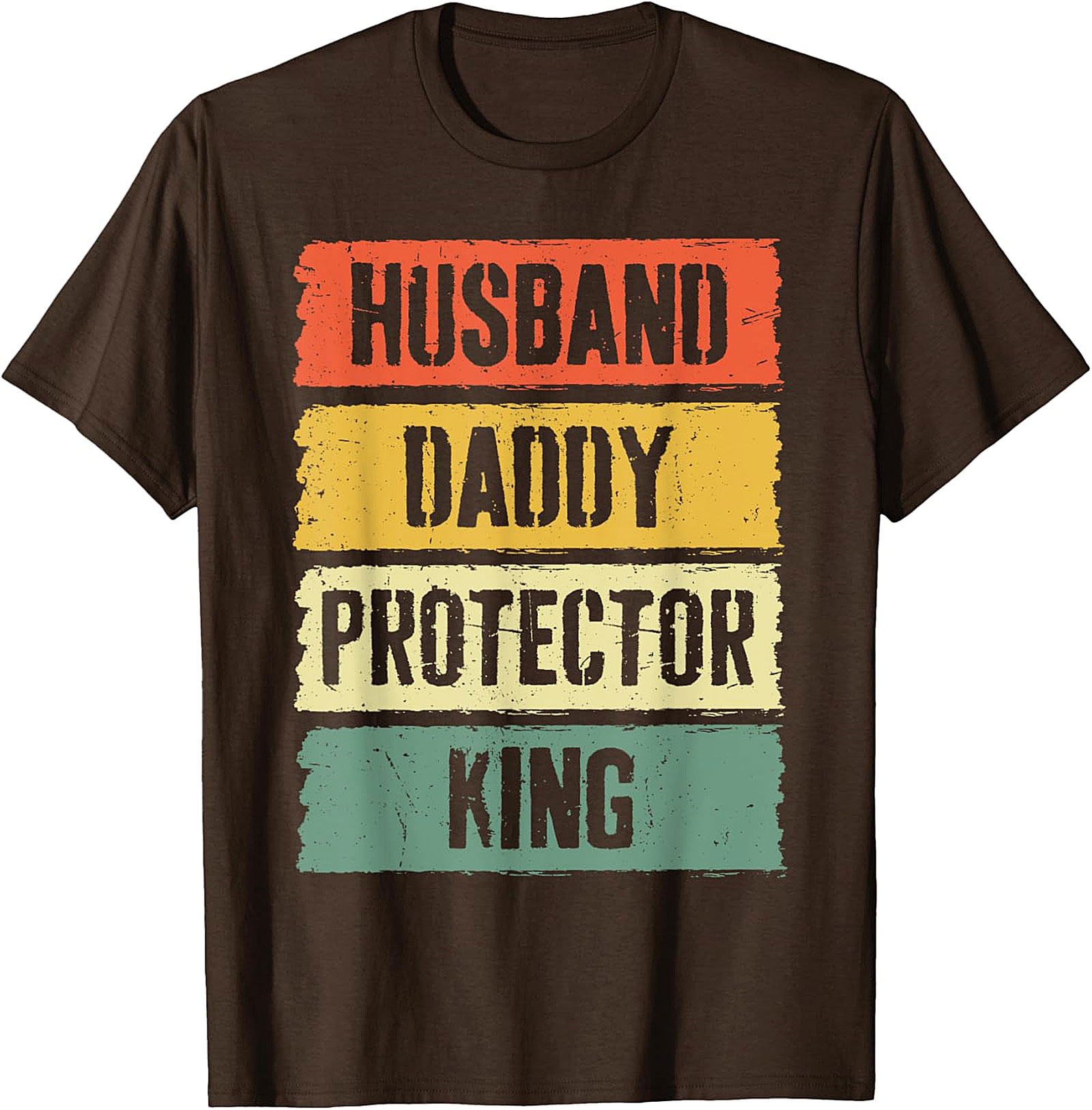 Husband Daddy Protector King T-Shirt | Retro Dad Gift
