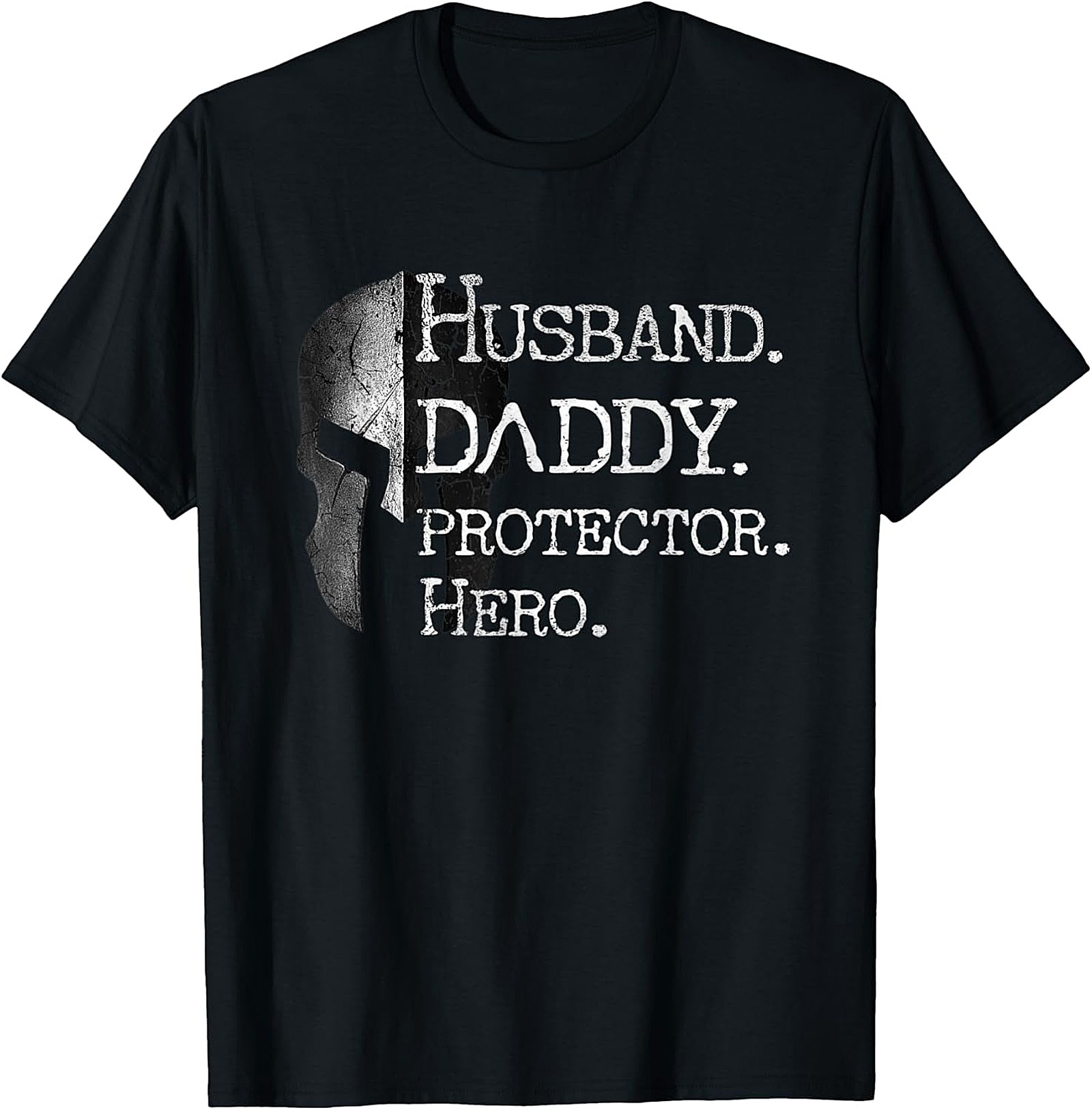 Husband Daddy Protector Hero T-Shirt | Spartan Dad Tee