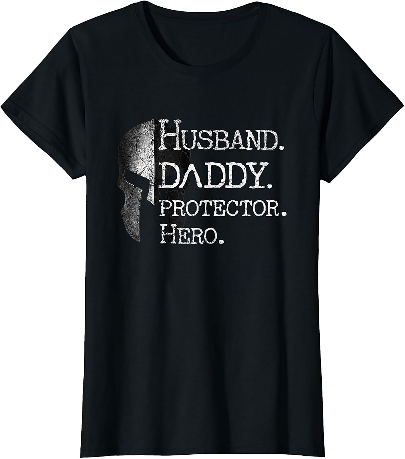 Husband Daddy Protector Hero T-Shirt | Spartan Dad Tee