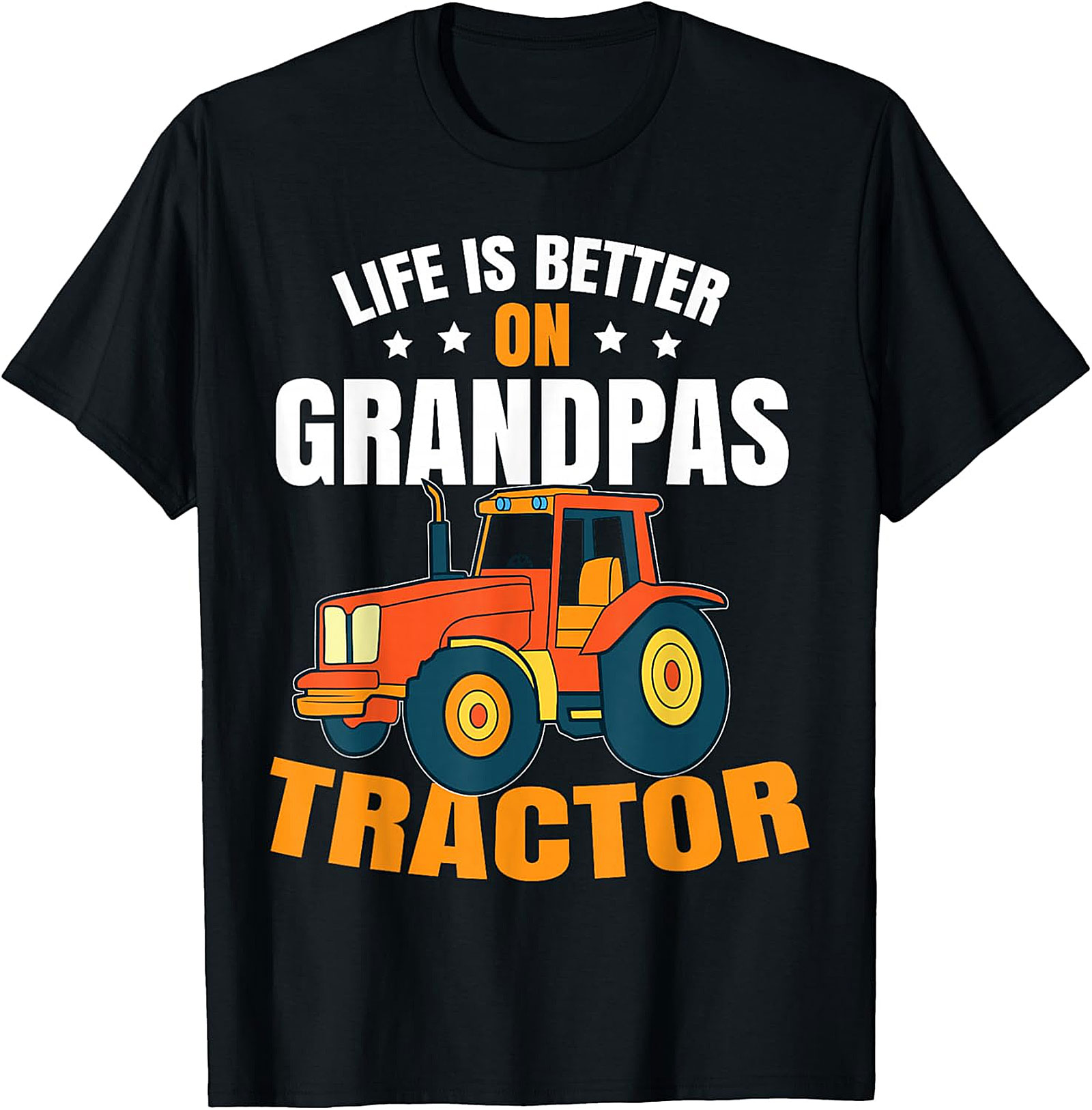 Grandpas Tractor T-Shirt | Funny Grandpa Graphic Tee