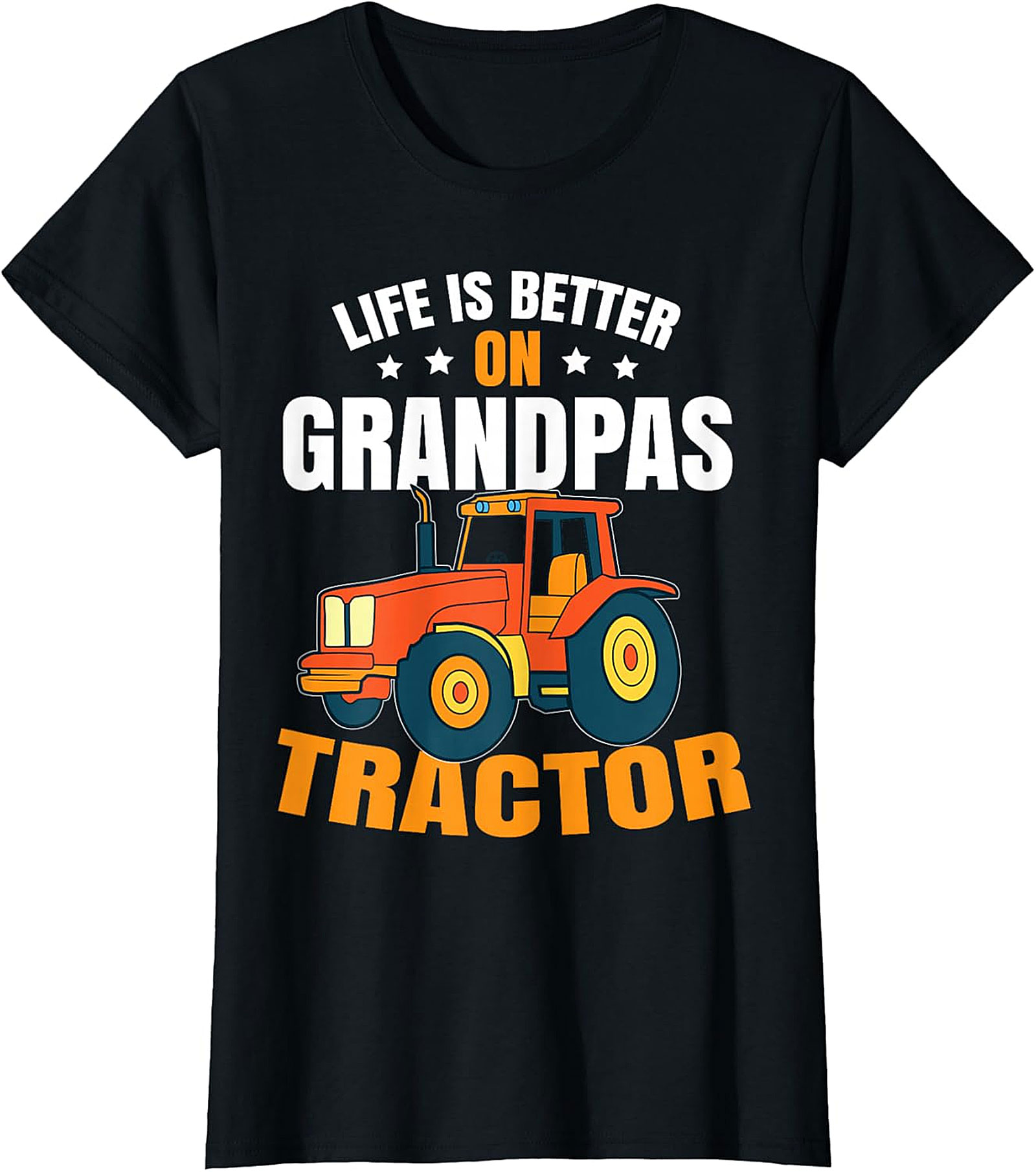Grandpas Tractor T-Shirt | Funny Grandpa Graphic Tee