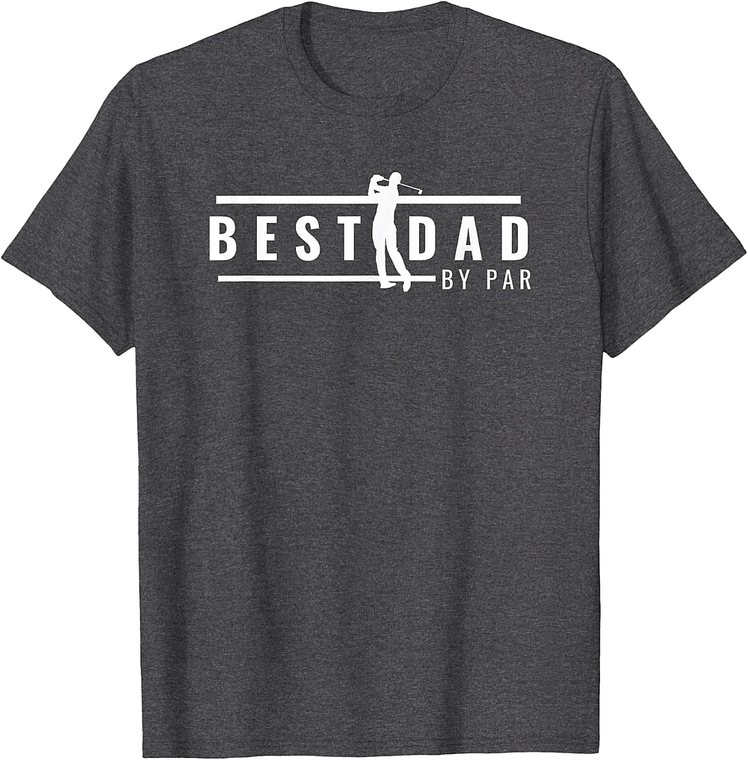  Best Dad by Par T-Shirt Funny Golf Dad Gift Tee