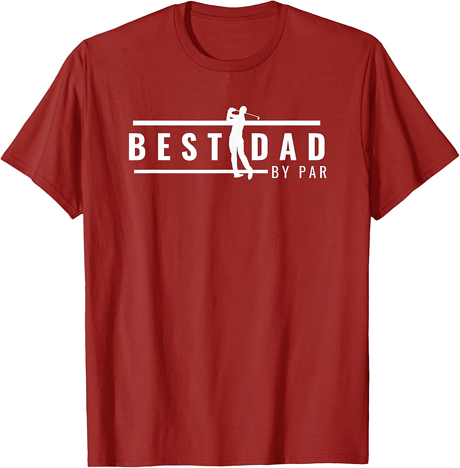  Best Dad by Par T-Shirt Funny Golf Dad Gift Tee