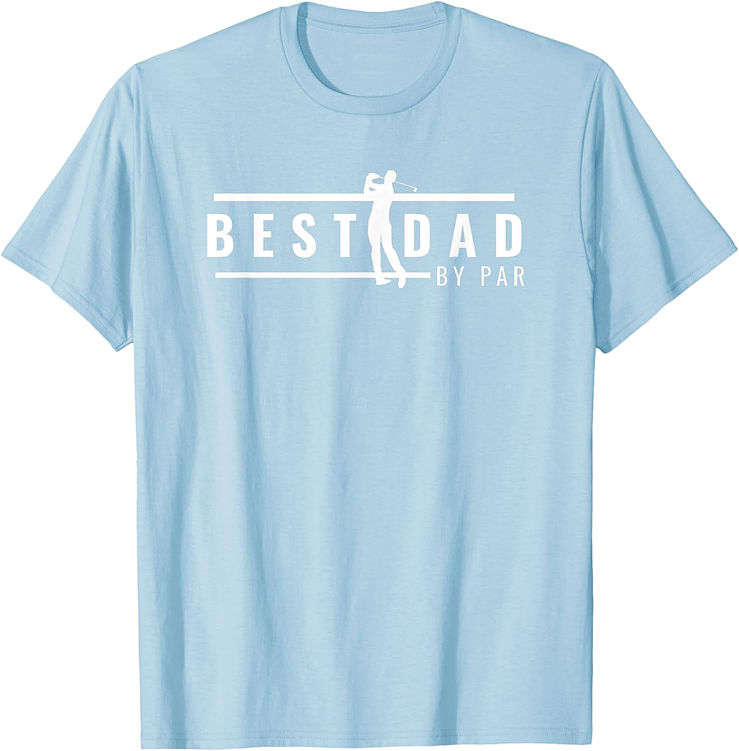  Best Dad by Par T-Shirt Funny Golf Dad Gift Tee