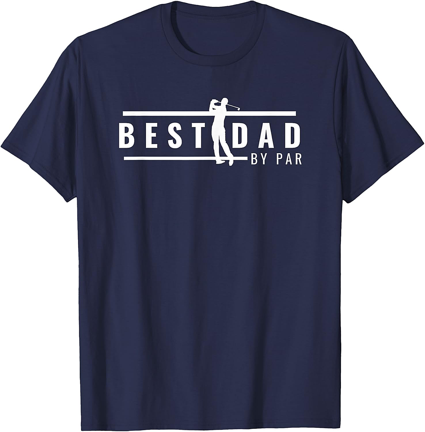  Best Dad by Par T-Shirt Funny Golf Dad Gift Tee