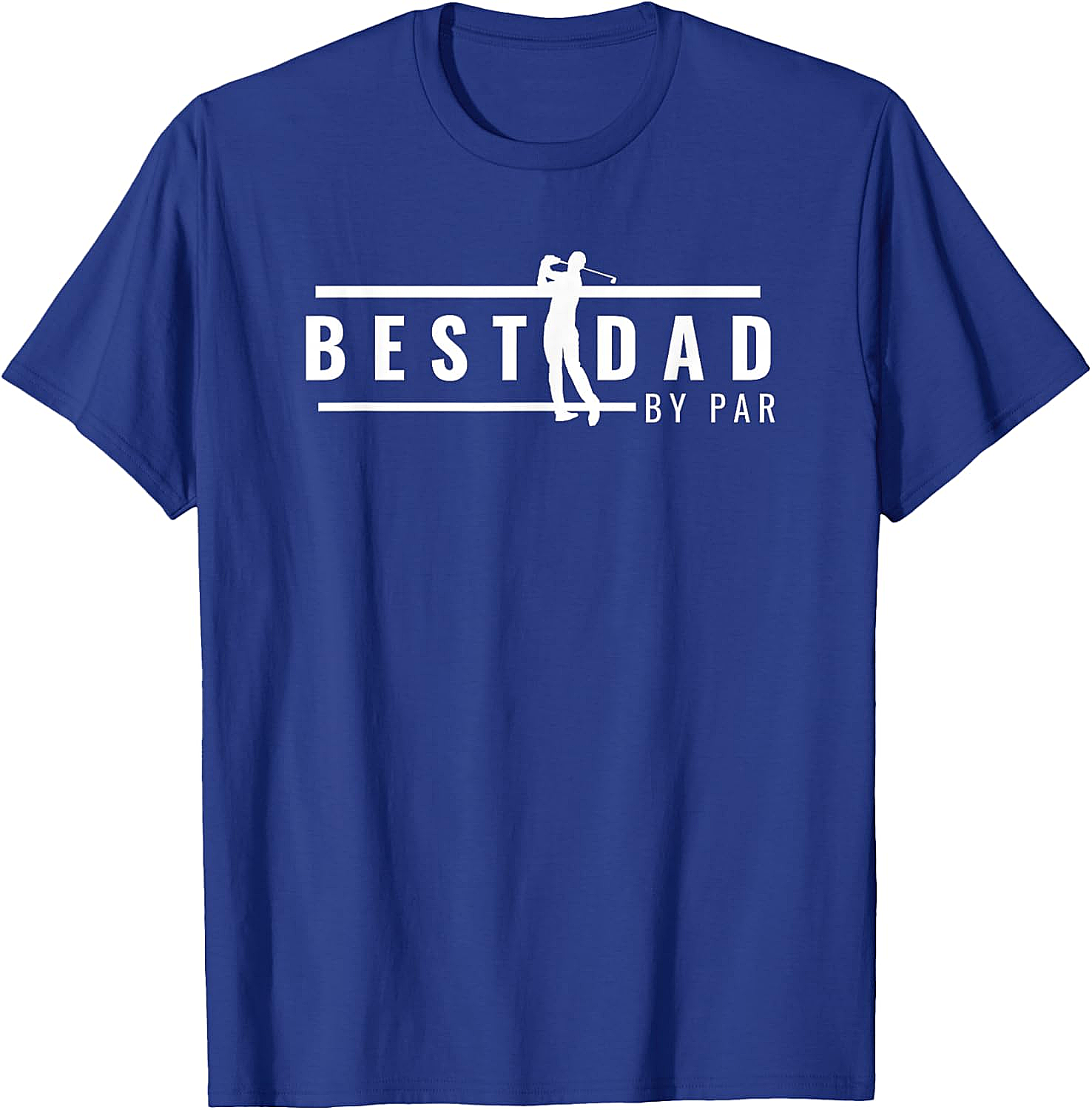  Best Dad by Par T-Shirt Funny Golf Dad Gift Tee