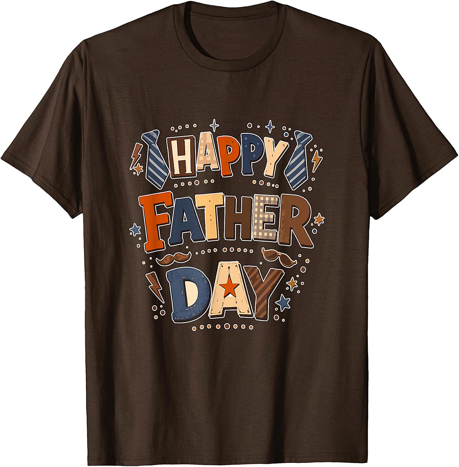 Happy Father Day Colorful T-Shirt | Dad Lover Tee Gift