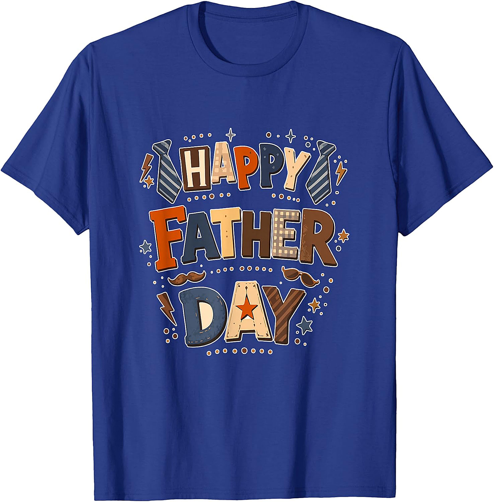 Happy Father Day Colorful T-Shirt | Dad Lover Tee Gift