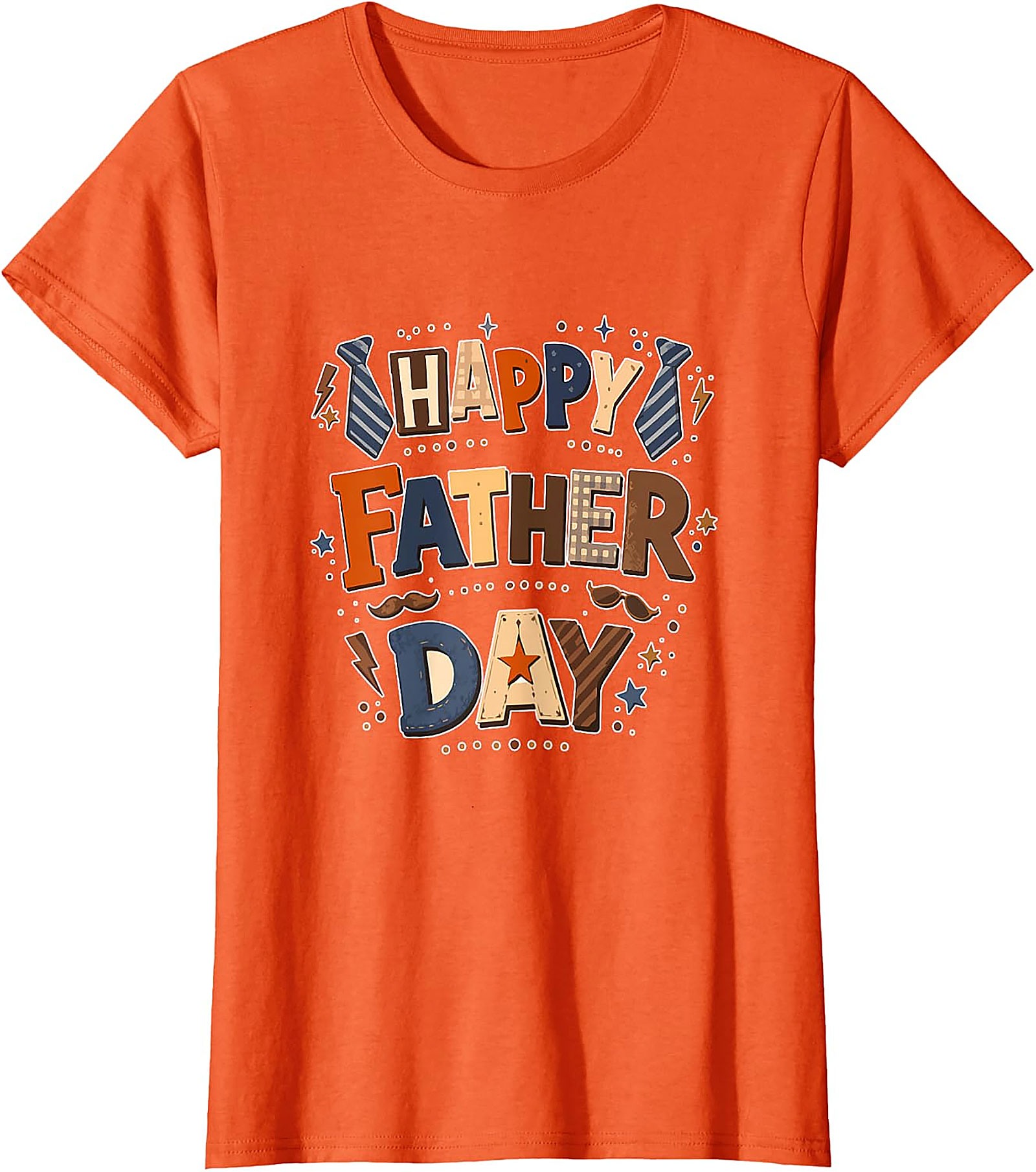 Happy Father Day Colorful T-Shirt | Dad Lover Tee Gift