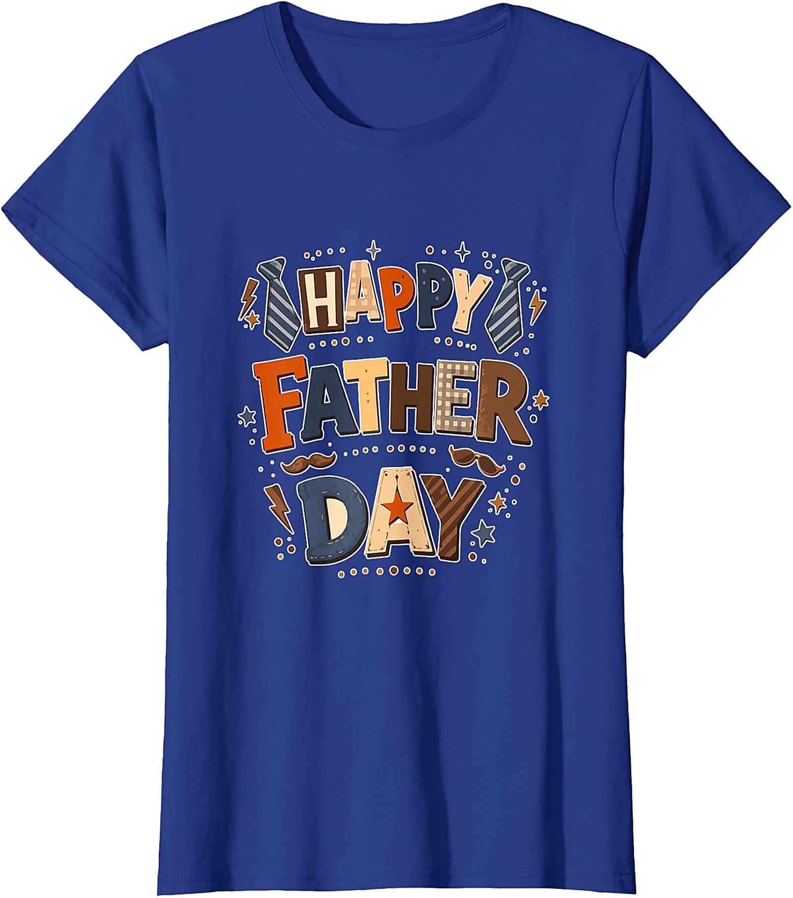 Happy Father Day Colorful T-Shirt | Dad Lover Tee Gift