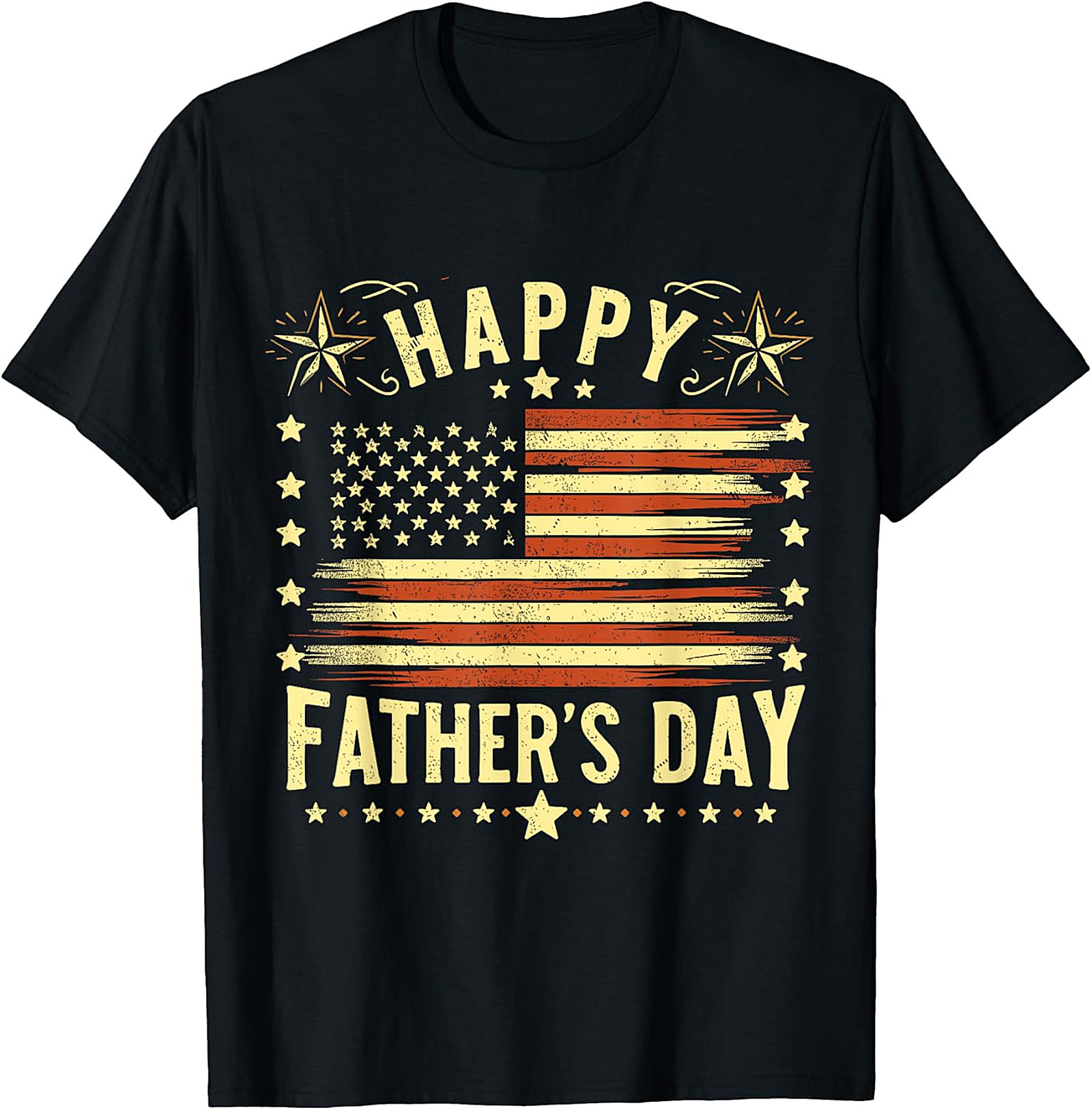 Happy Father's Day T-Shirt | Patriotic Dad Tee Gift