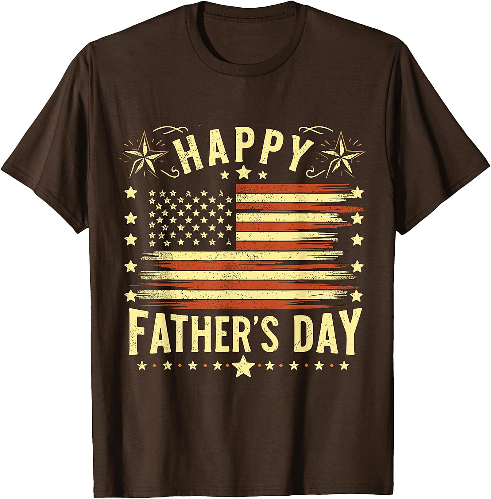 Happy Father's Day T-Shirt | Patriotic Dad Tee Gift