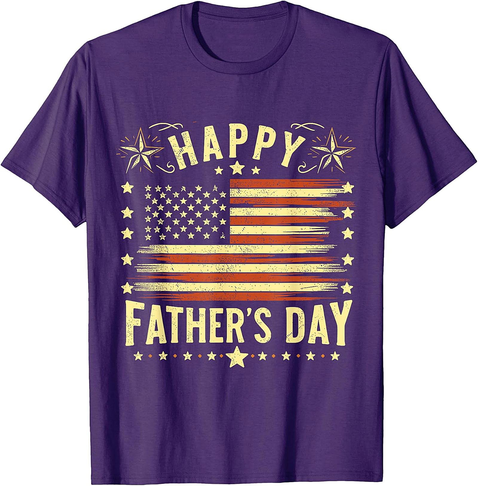 Happy Father's Day T-Shirt | Patriotic Dad Tee Gift