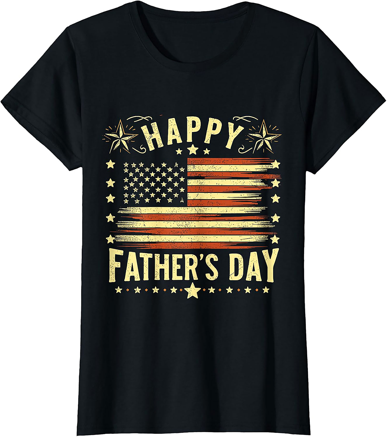 Happy Father's Day T-Shirt | Patriotic Dad Tee Gift