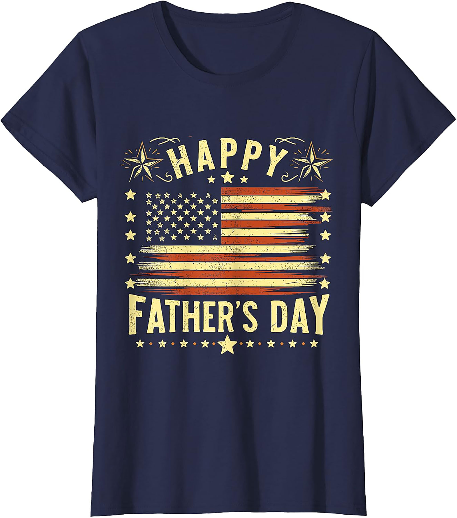 Happy Father's Day T-Shirt | Patriotic Dad Tee Gift