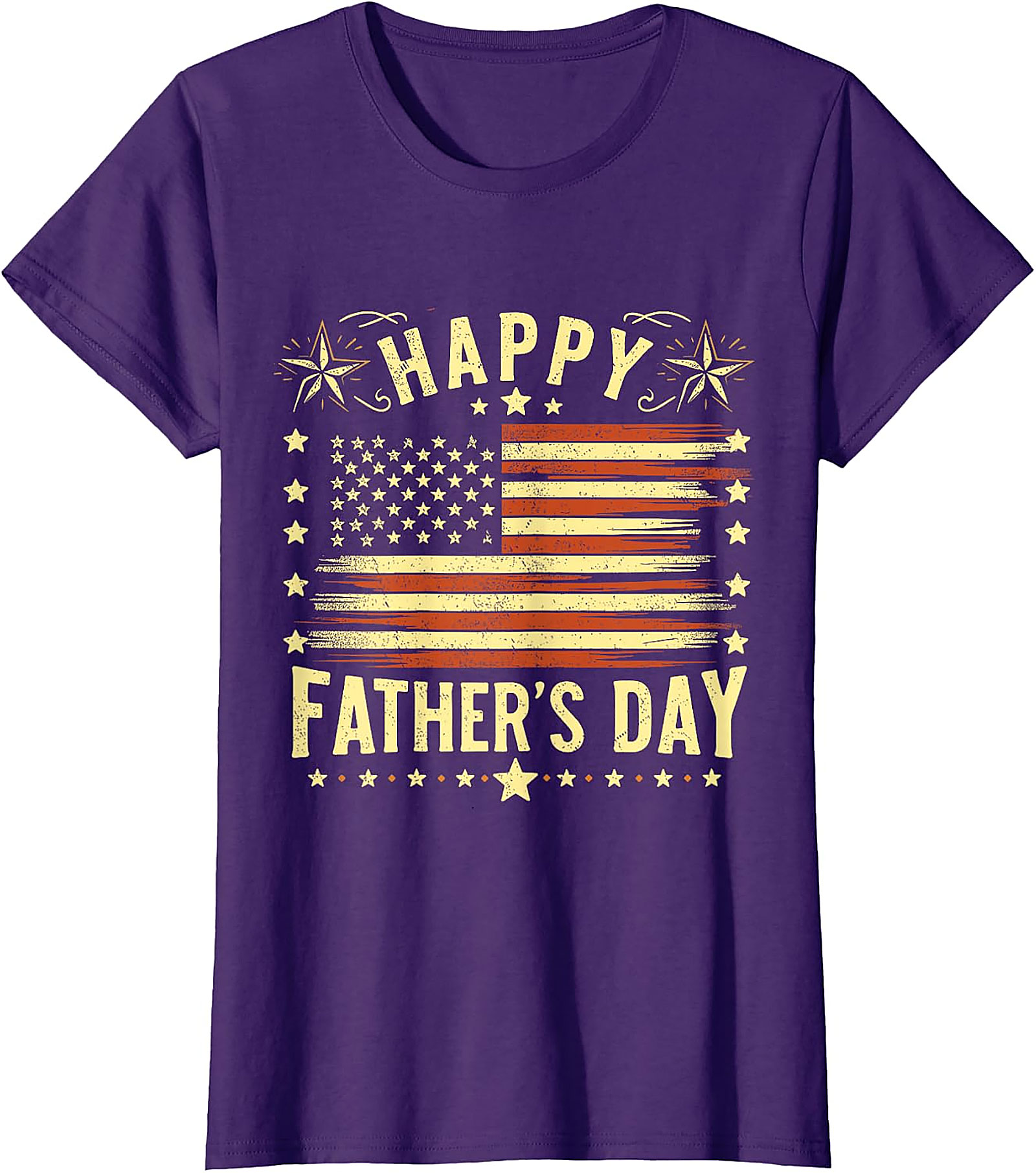 Happy Father's Day T-Shirt | Patriotic Dad Tee Gift