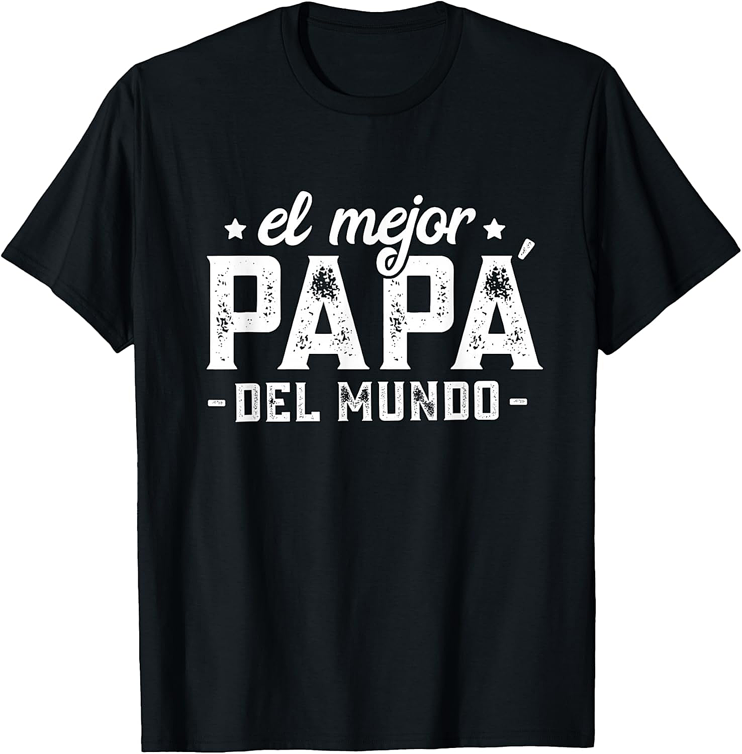 El Mejor Papá Del Mundo T-Shirt Spanish Dad Gift