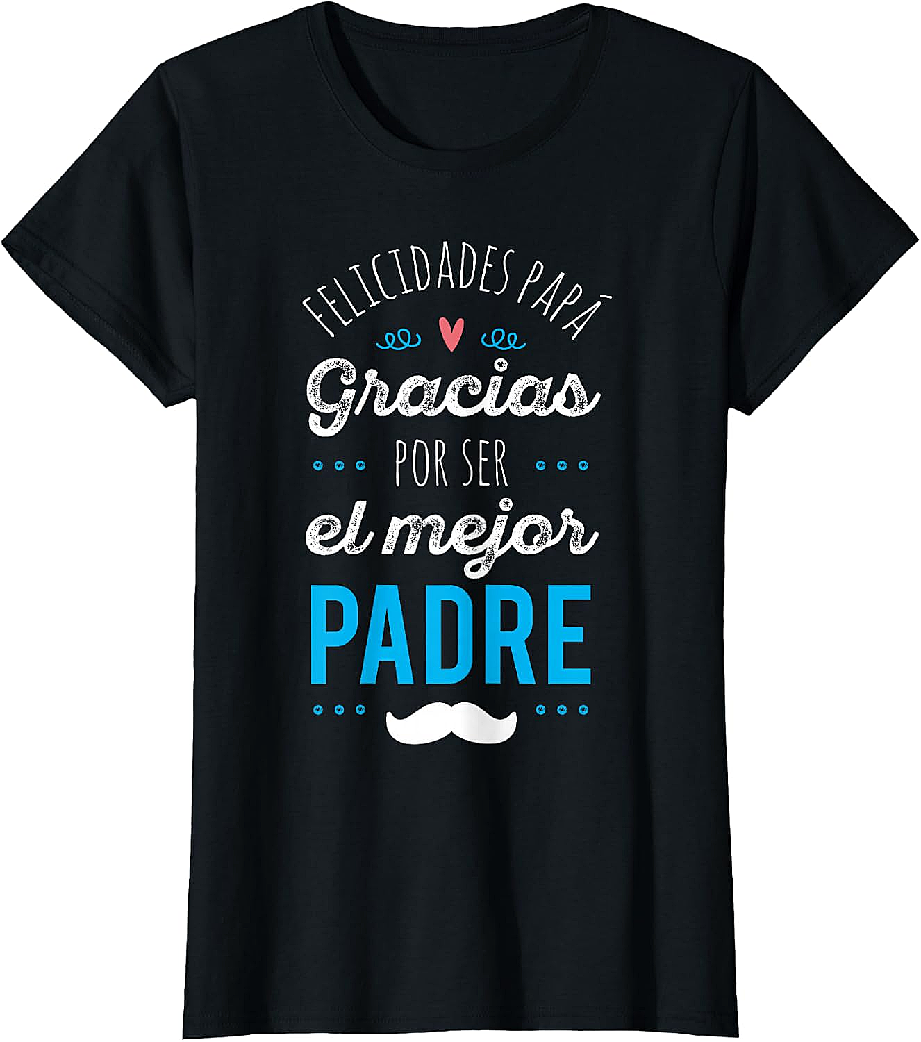  Gracias el Mejor Dia del Padre Regalo T-Shirt Dad Gift Tee