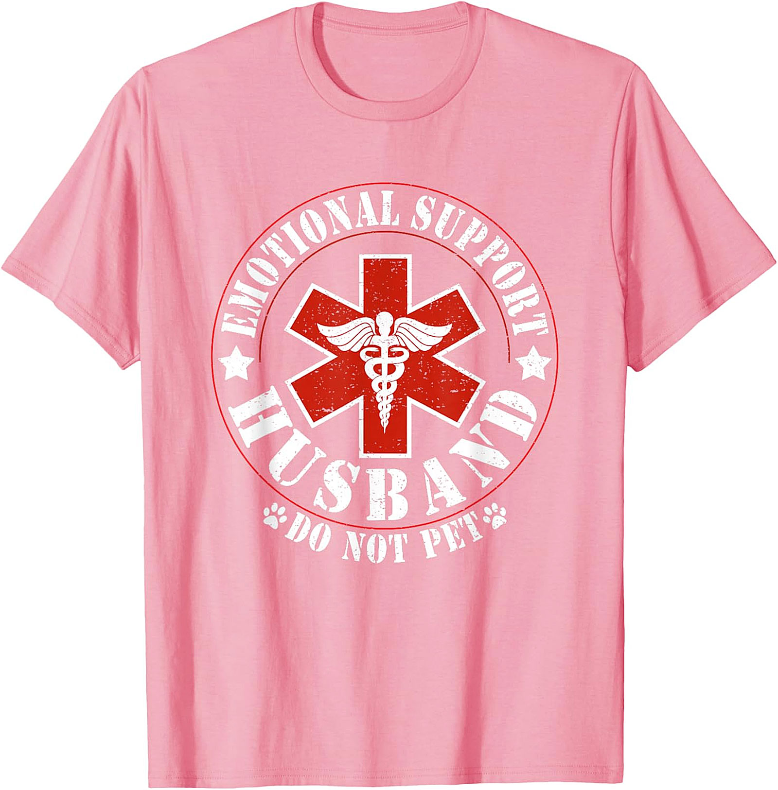 Emotional Support Husband Do Not Pet Funny T-Shirt