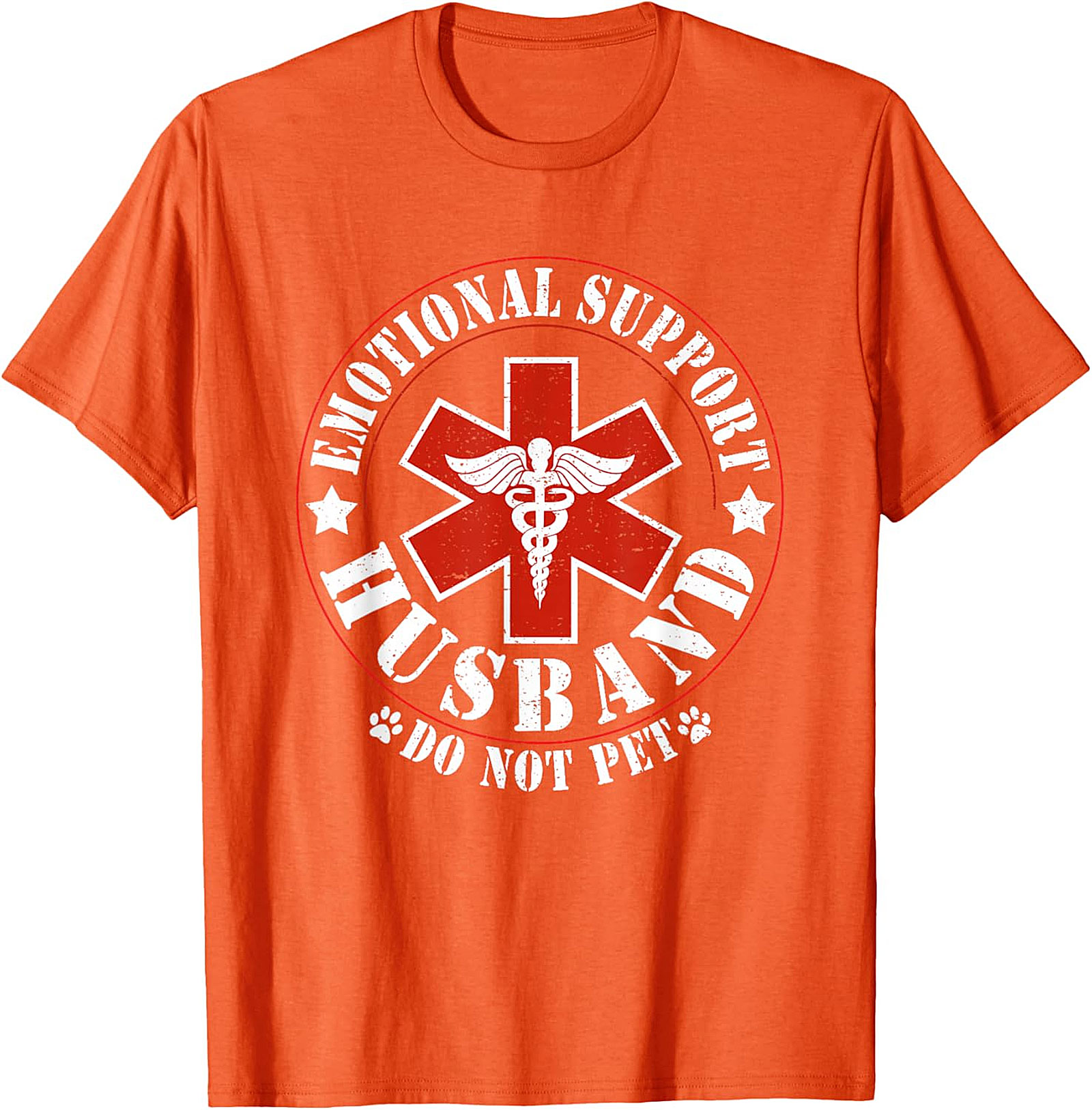 Emotional Support Husband Do Not Pet Funny T-Shirt
