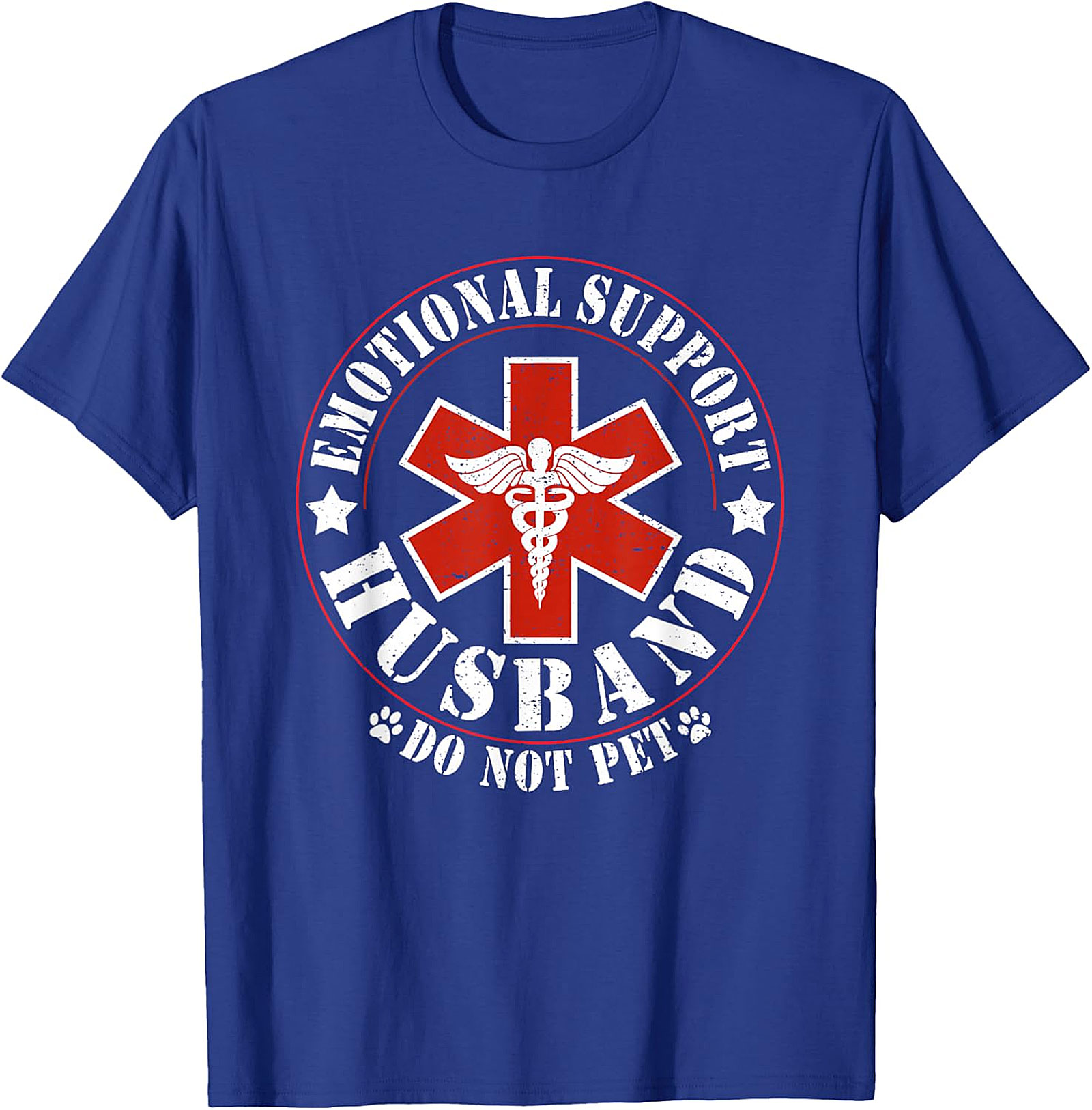 Emotional Support Husband Do Not Pet Funny T-Shirt