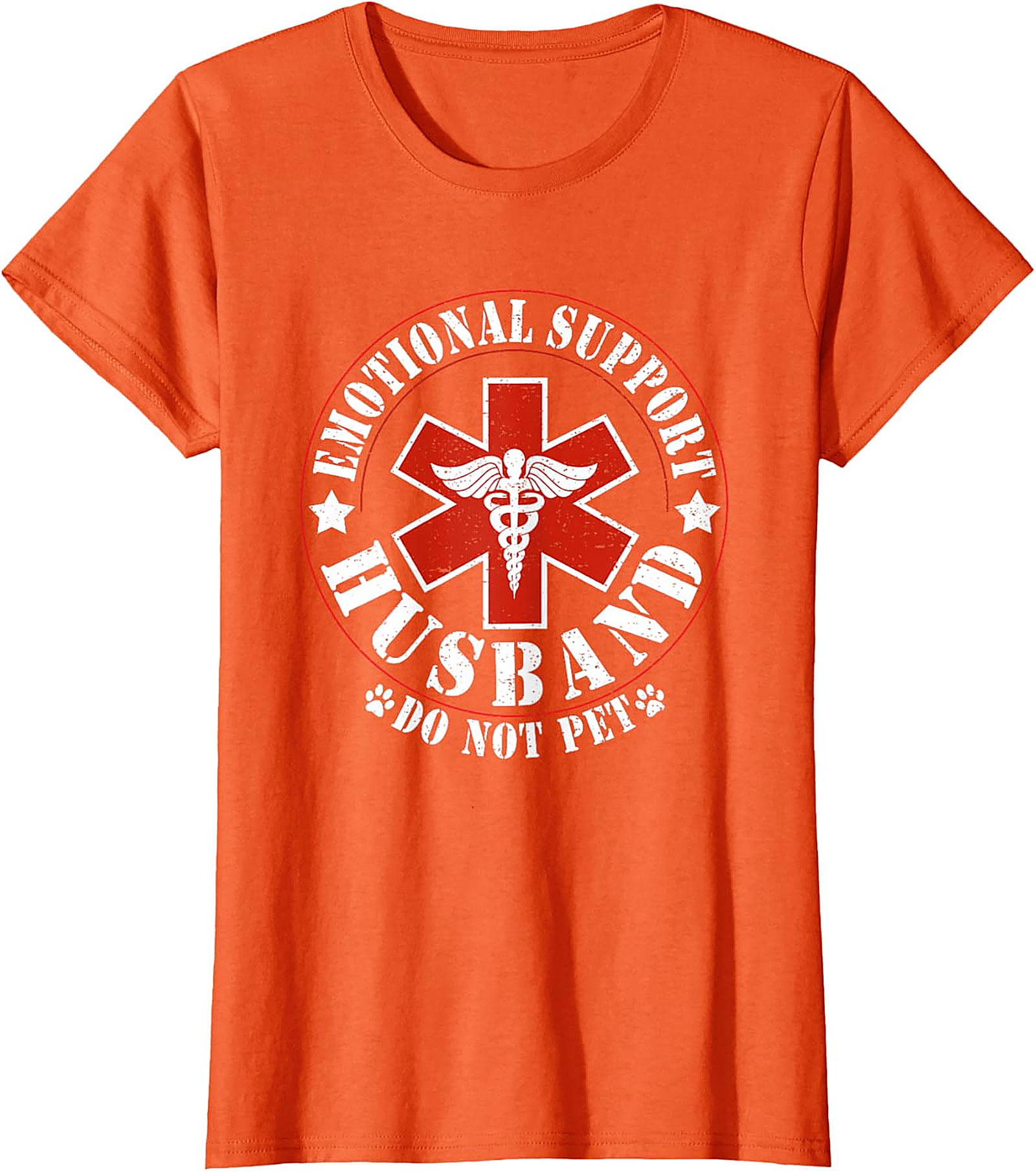 Emotional Support Husband Do Not Pet Funny T-Shirt
