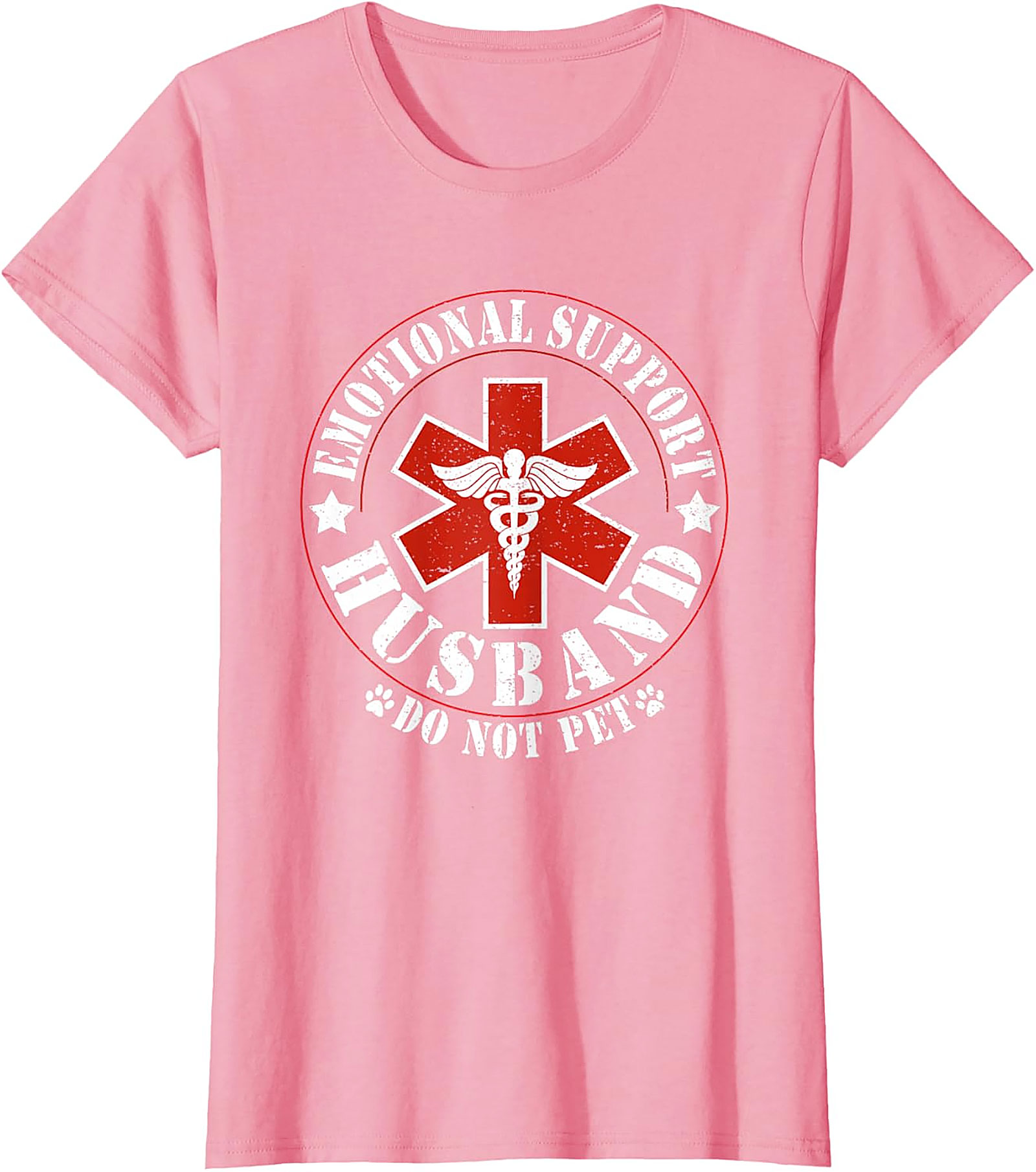 Emotional Support Husband Do Not Pet Funny T-Shirt