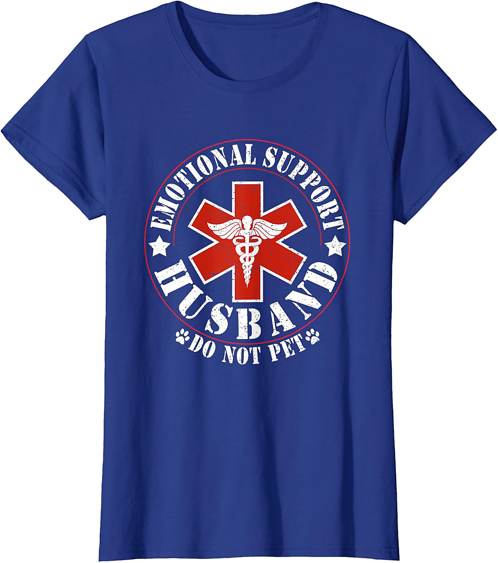 Emotional Support Husband Do Not Pet Funny T-Shirt
