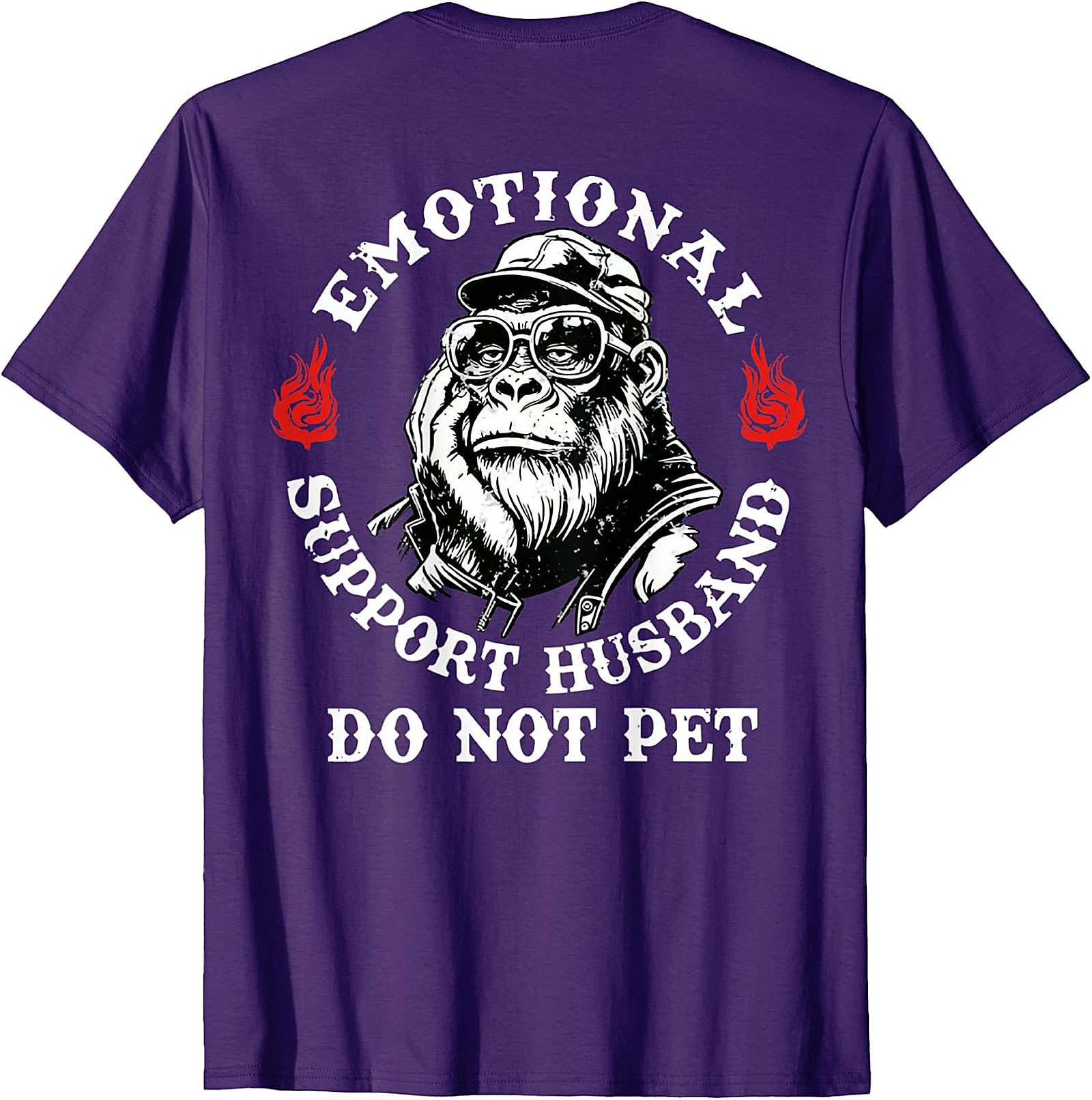 Emotional Support Husband Do Not Pet Funny T-Shirt