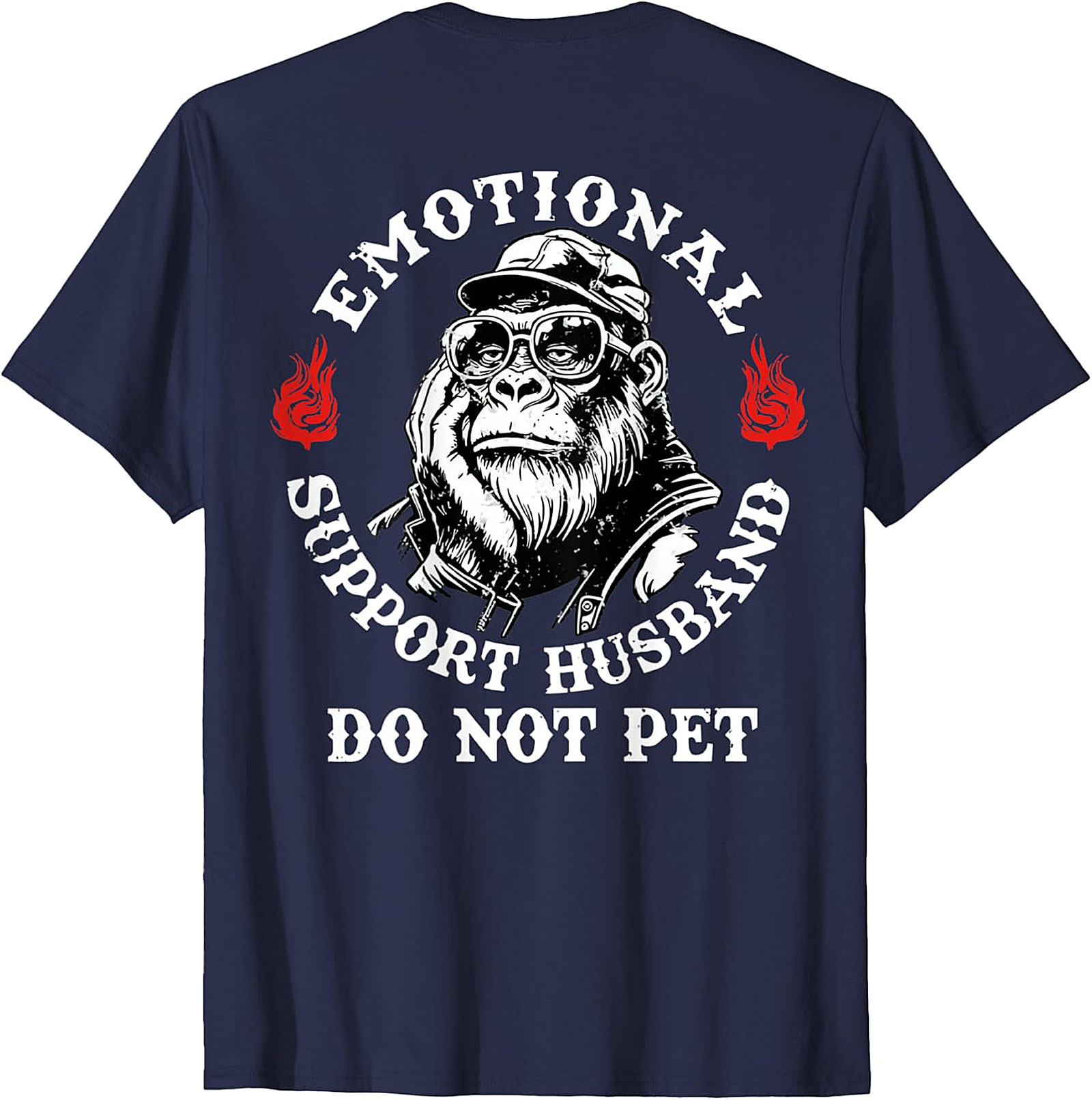 Emotional Support Husband Do Not Pet Funny T-Shirt