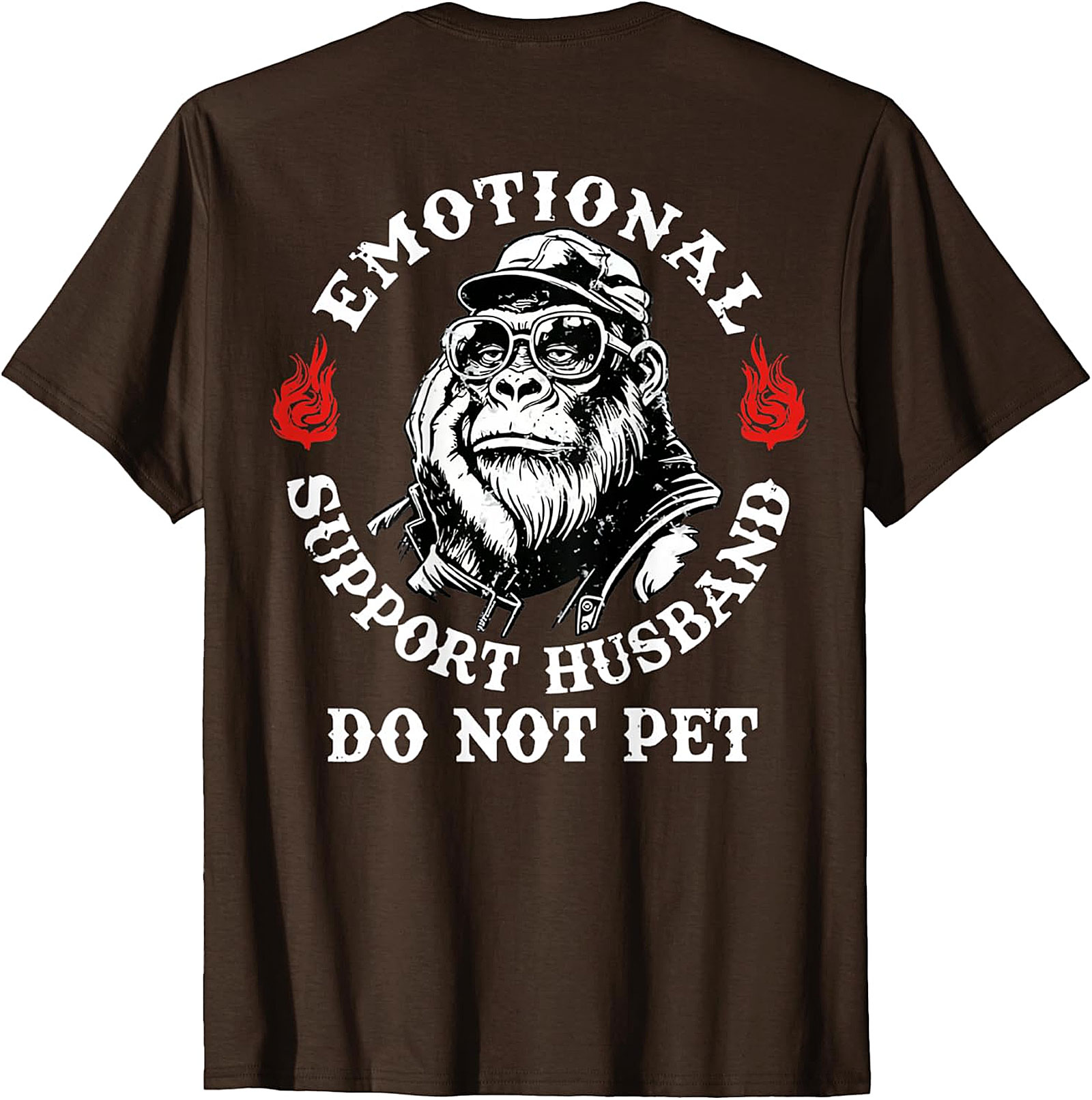 Emotional Support Husband Do Not Pet Funny T-Shirt
